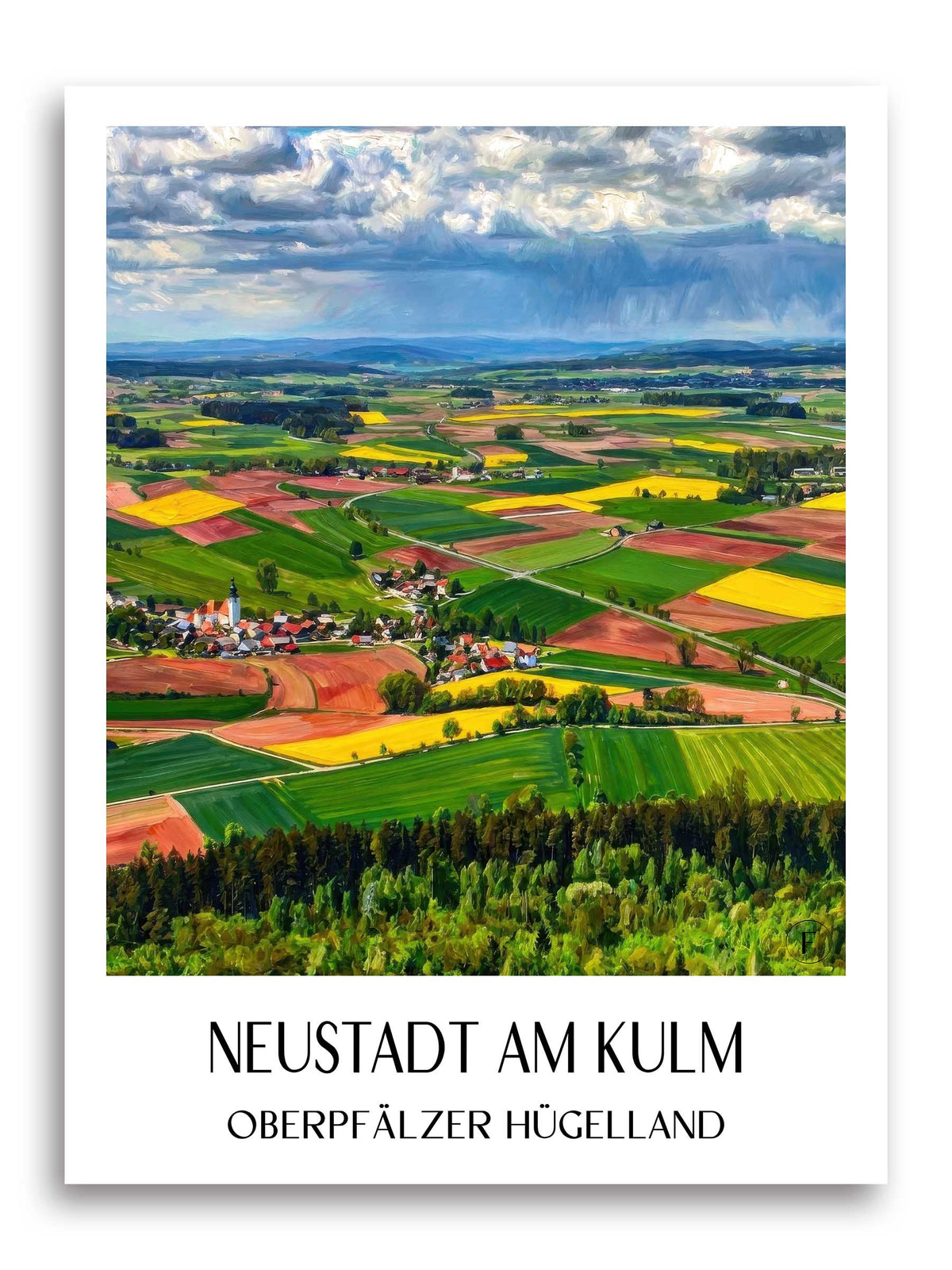 neustadt-am-kulm-oberpfälzer-hügelland-deutschland-poster-oil-painting-oelgemaelde