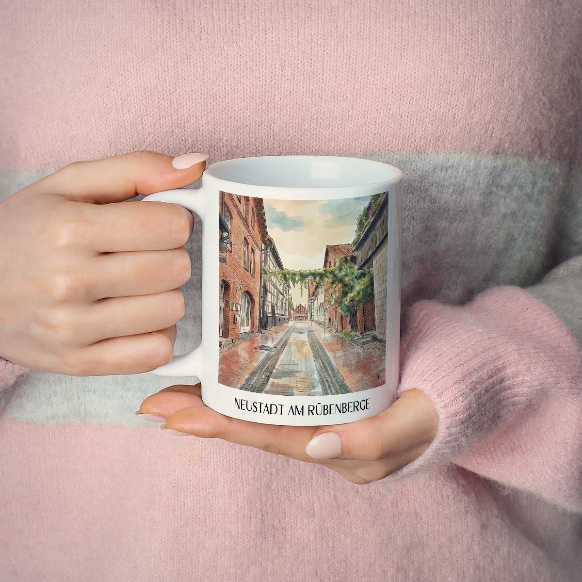 neustadt-am-rübenberge-niedersachsen-deutschland-kaffeebecher-aquarell