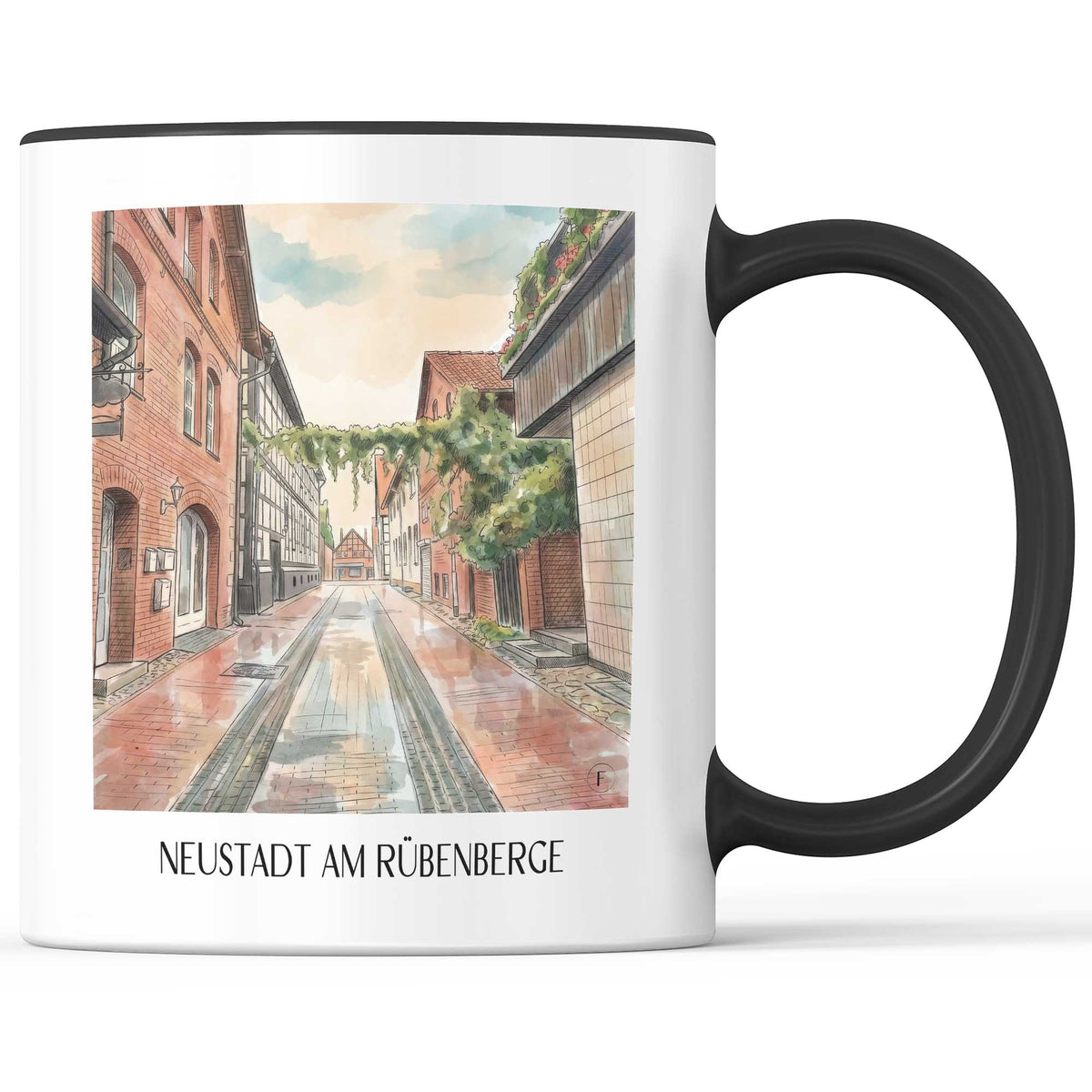 Neustadt am Rübenberge Kaffeebecher - Niedersachsen - Deutschland Becher - Kaffeetasse im Aquarell Stil - favplace