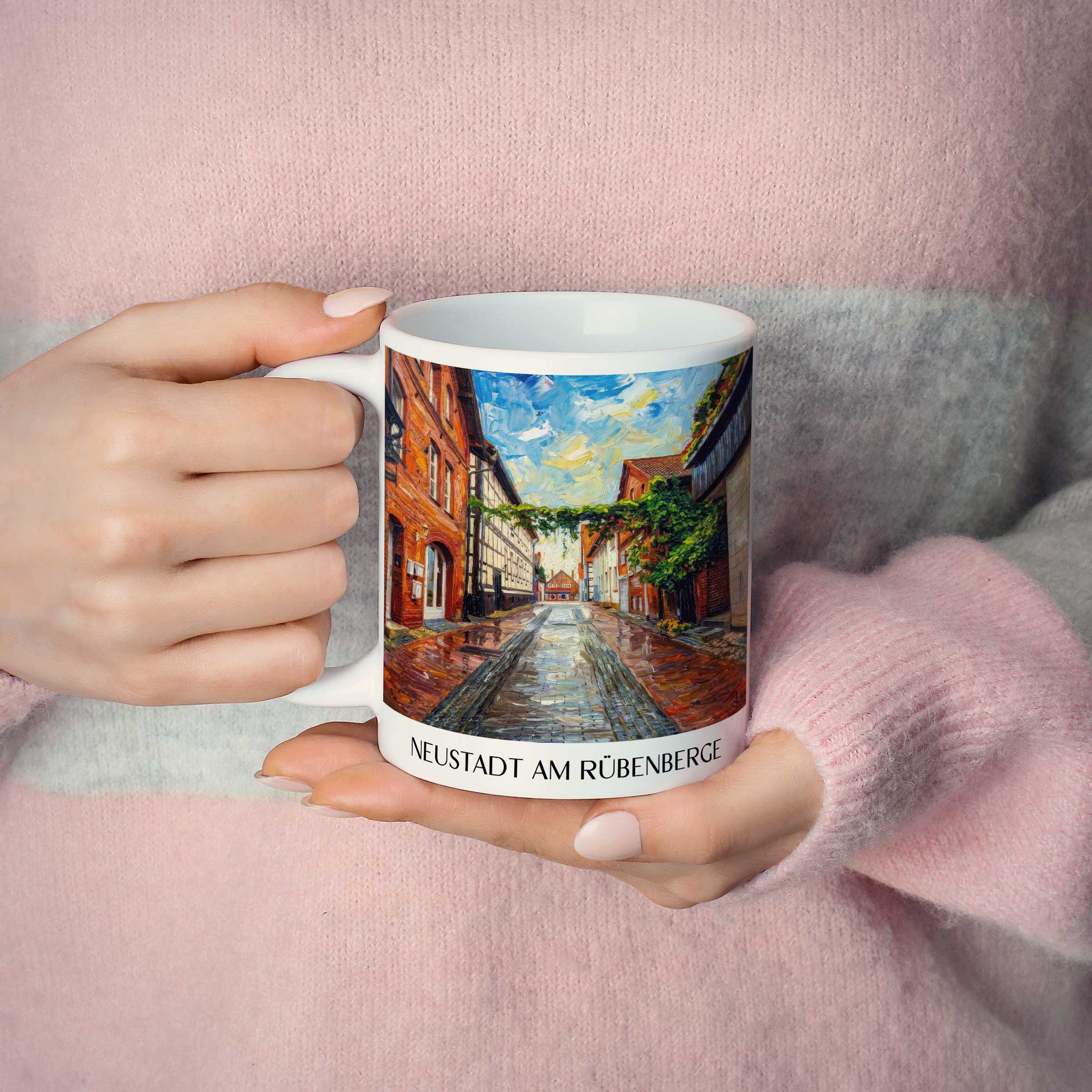neustadt-am-rübenberge-niedersachsen-deutschland-kaffeebecher-oil-painting-oelgemaelde