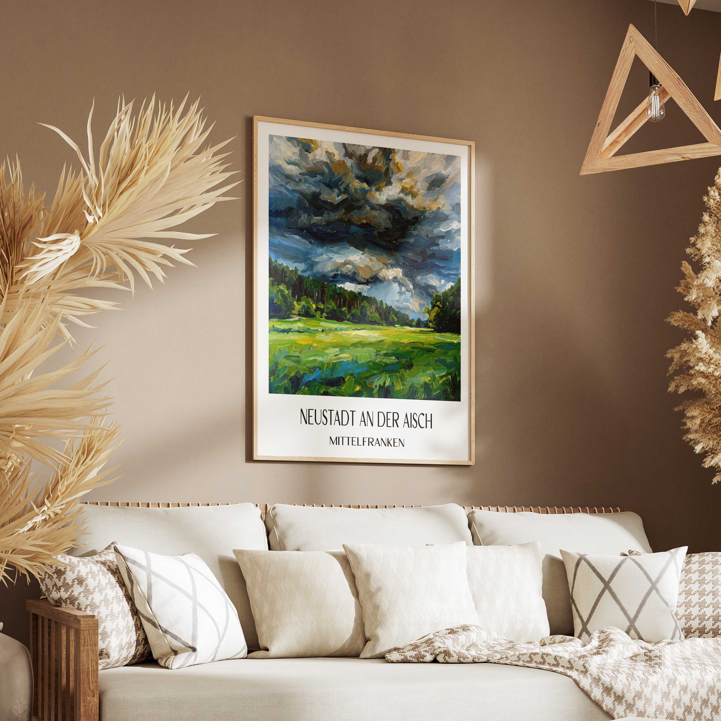 neustadt-an-der-aisch-mittelfranken-deutschland-poster-oil-painting-oelgemaelde