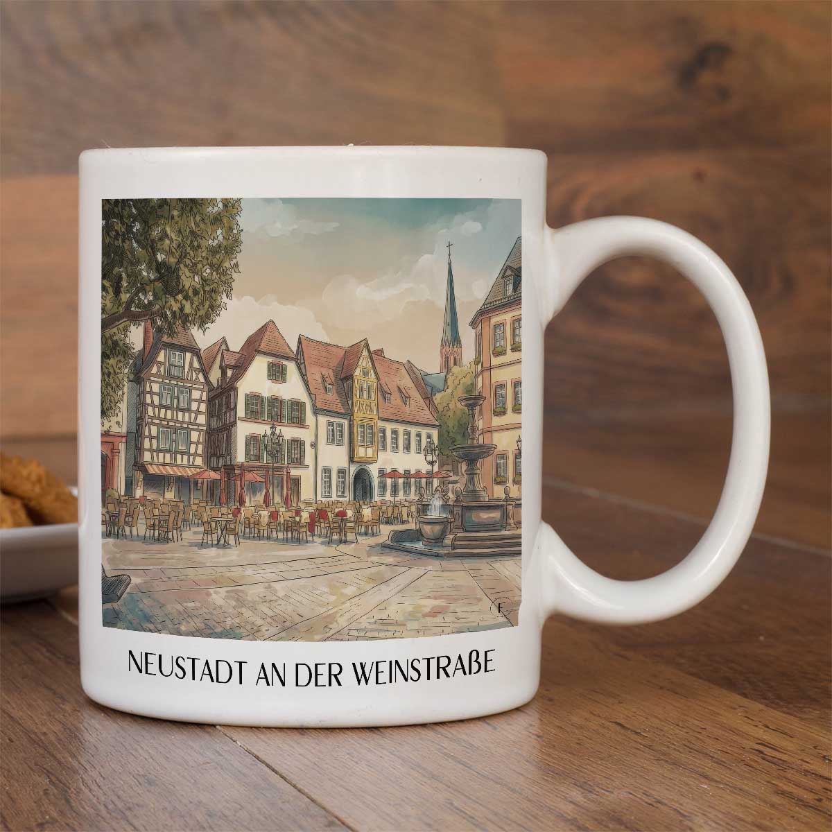 neustadt-an-der-weinstraße-rheinland-pfalz-deutschland-kaffeebecher-aquarell