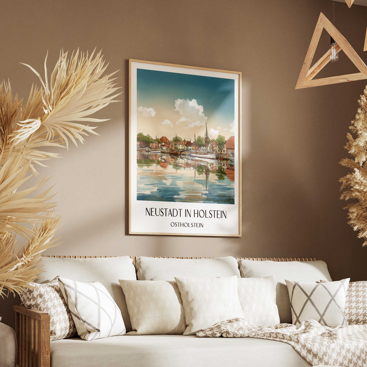 neustadt-in-holstein-ostholstein-deutschland-poster-aquarell