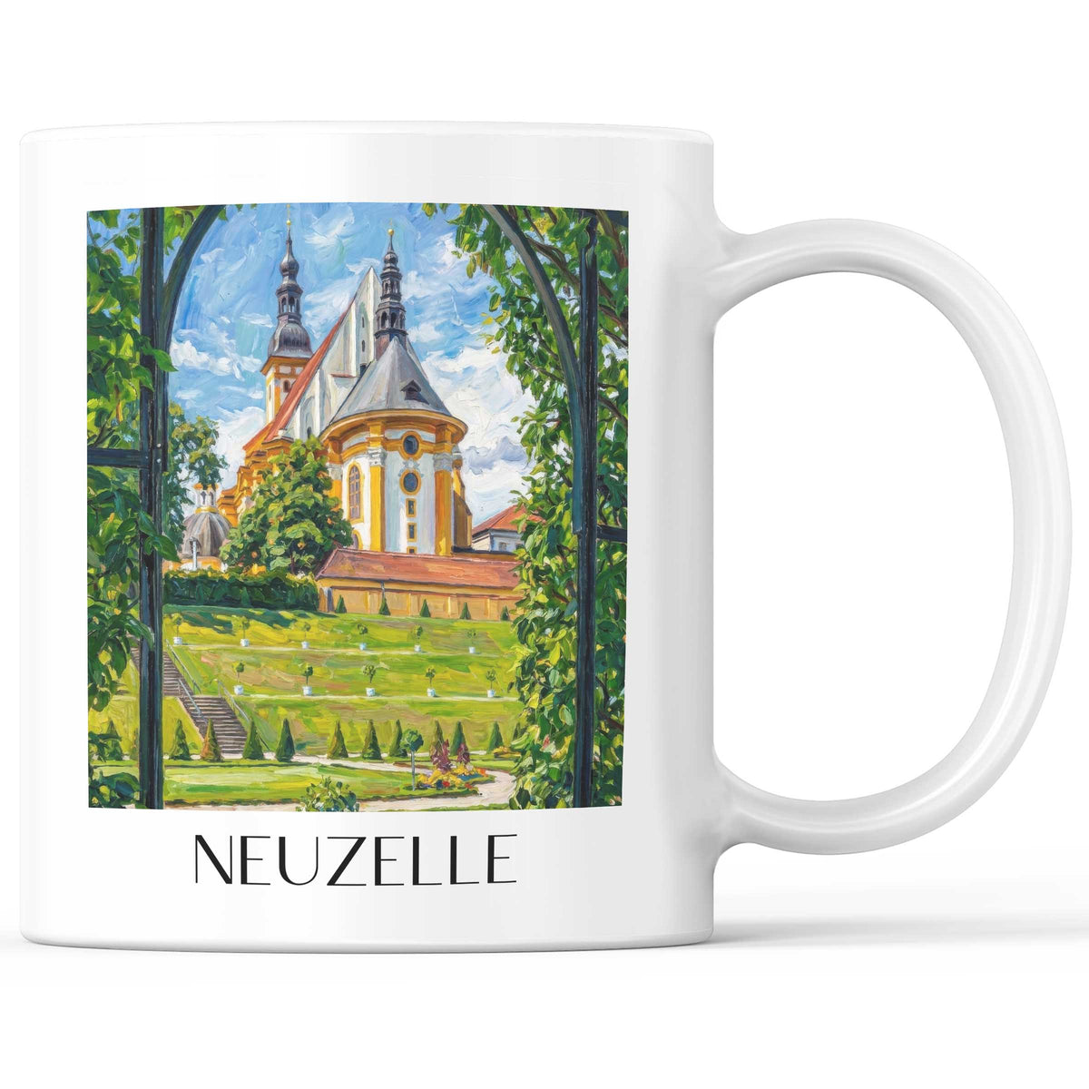 neuzelle-brandenburg-deutschland-kaffeebecher-oil-painting-oelgemaelde