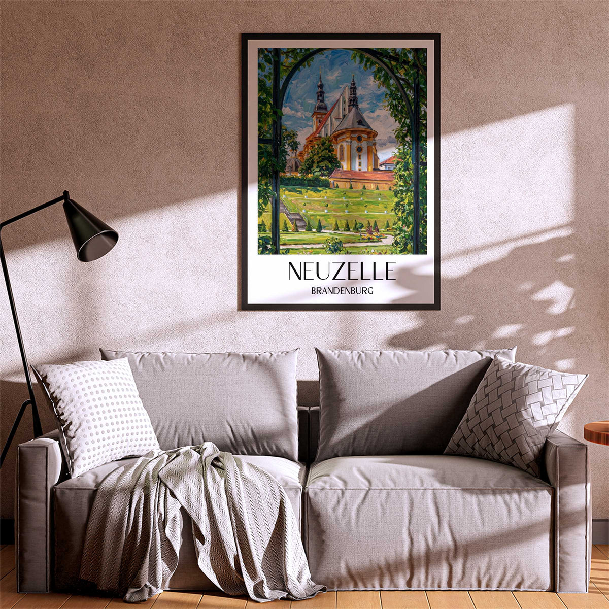 neuzelle-brandenburg-deutschland-poster-oil-painting-oelgemaelde
