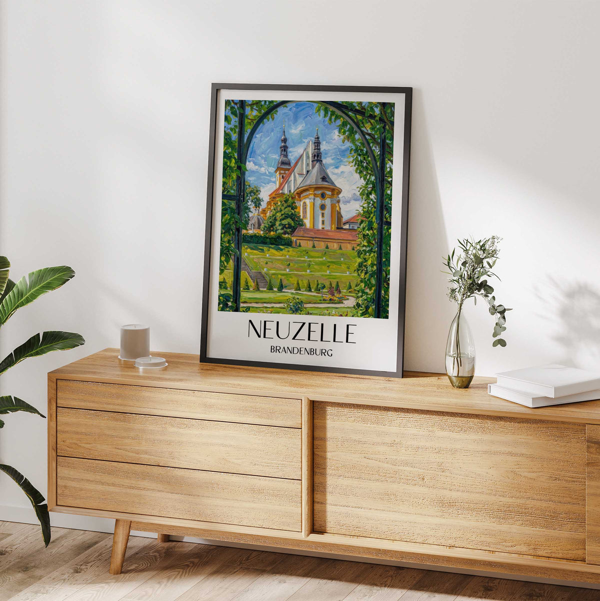 neuzelle-brandenburg-deutschland-poster-oil-painting-oelgemaelde