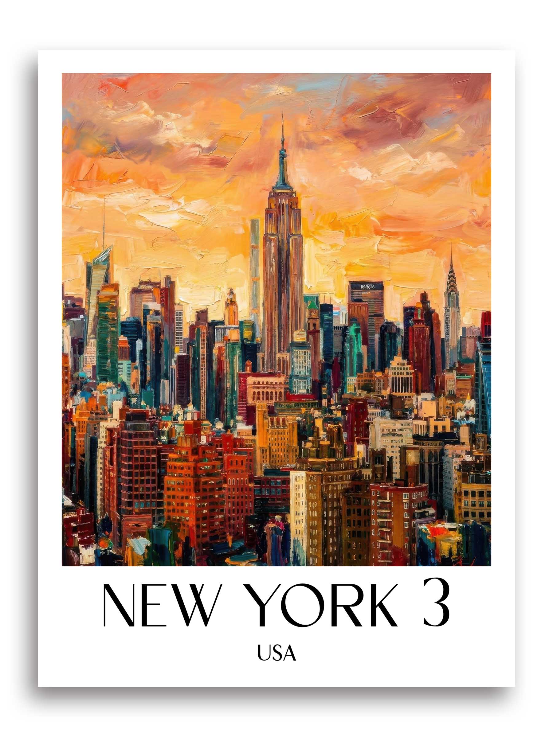 new-york-3-usa-poster-oil-painting-oelgemaelde