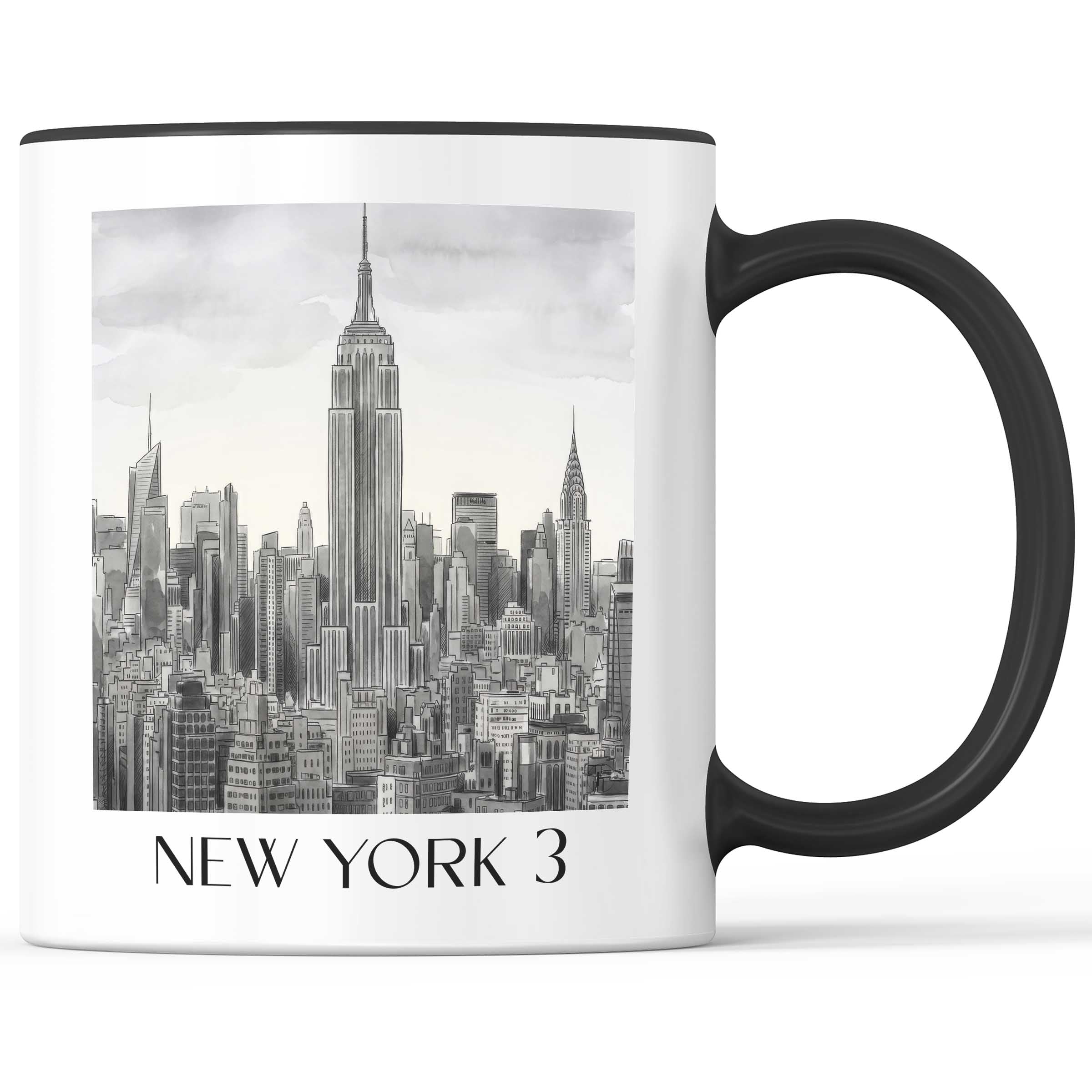 new-york-3-usa-kaffeebecher-aquarell-schwarz-weiss