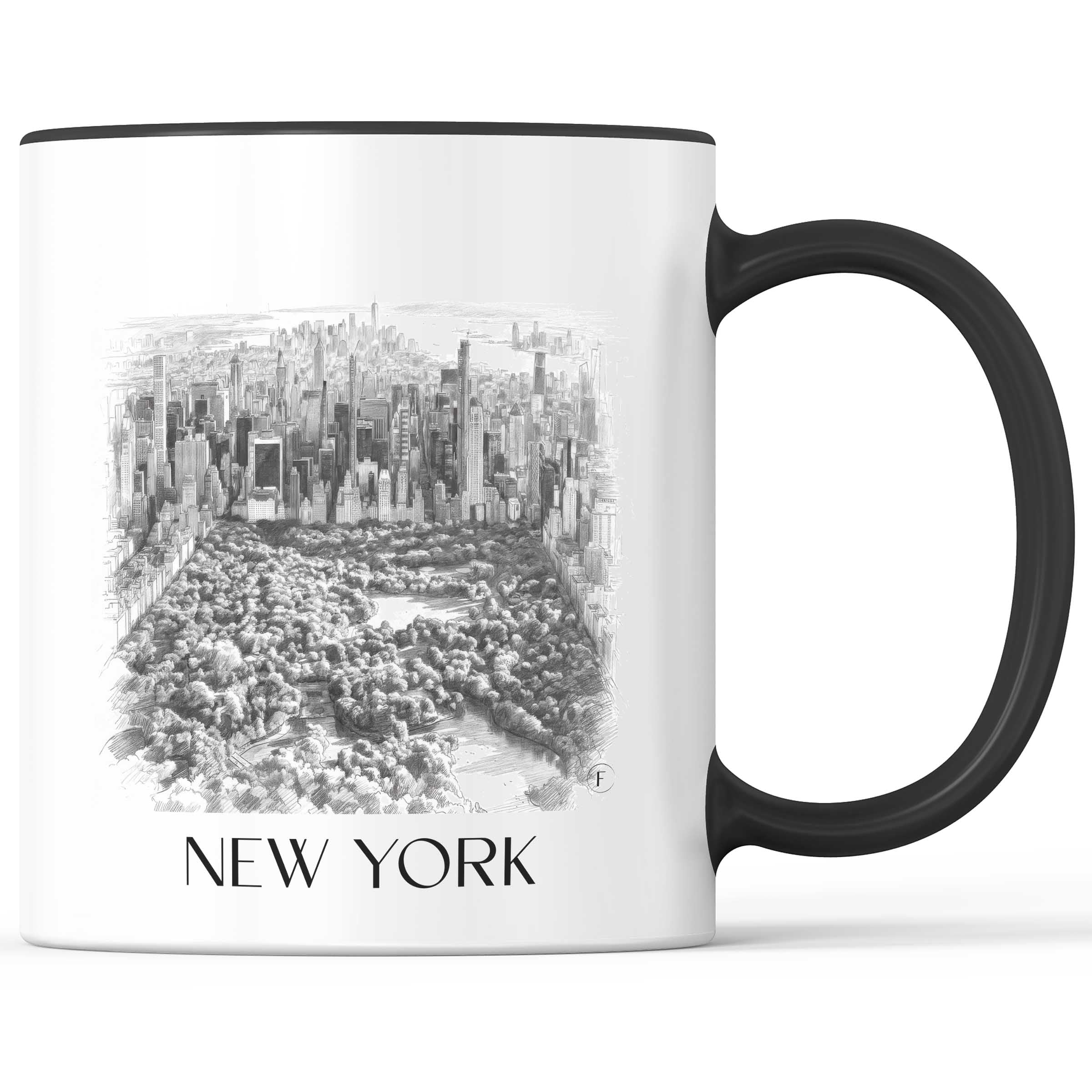 new-york-usa-usa-kaffeebecher-bleistift-zeichnung-drawing