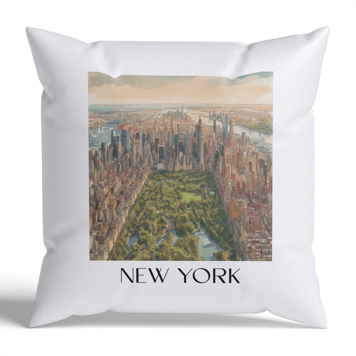 new-york-usa-usa-kissenbezug-aquarell