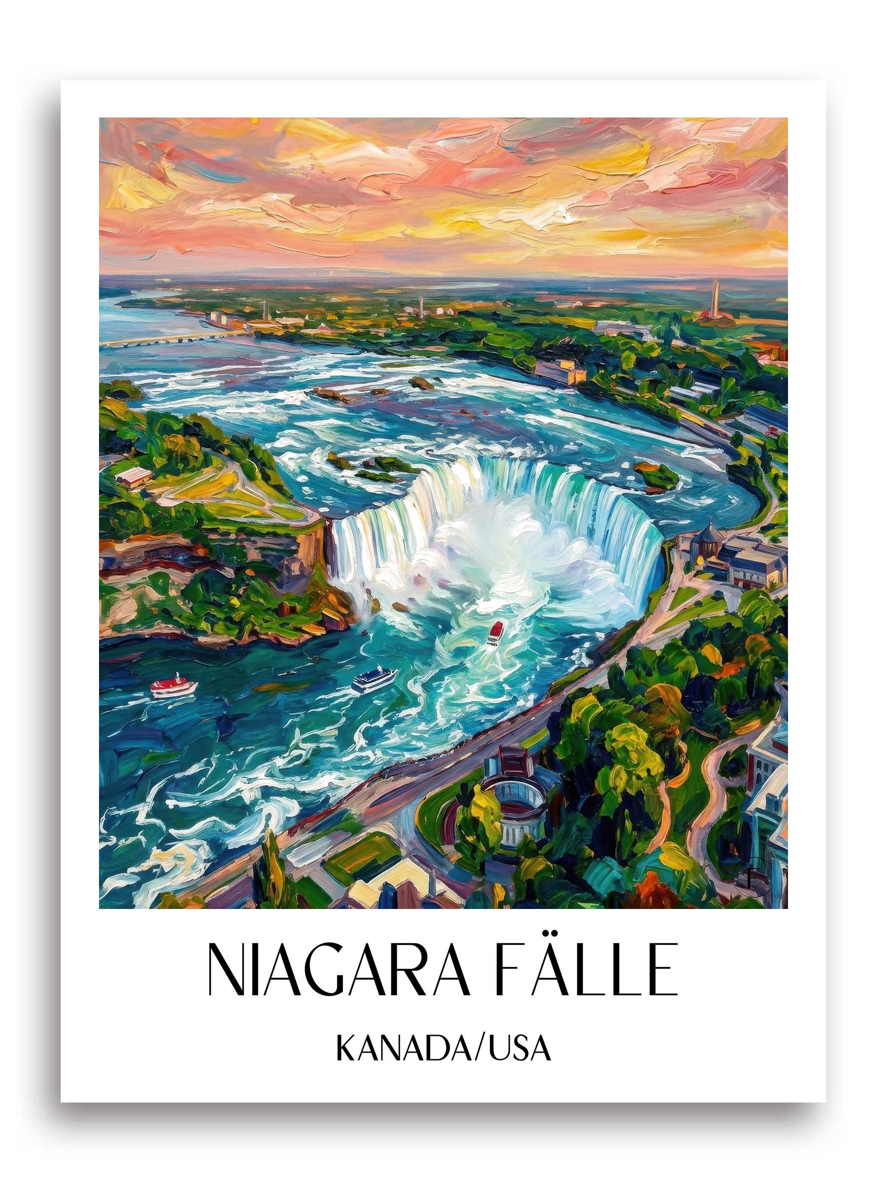 niagara-fälle-kanada/usa-poster-oil-painting-oelgemaelde