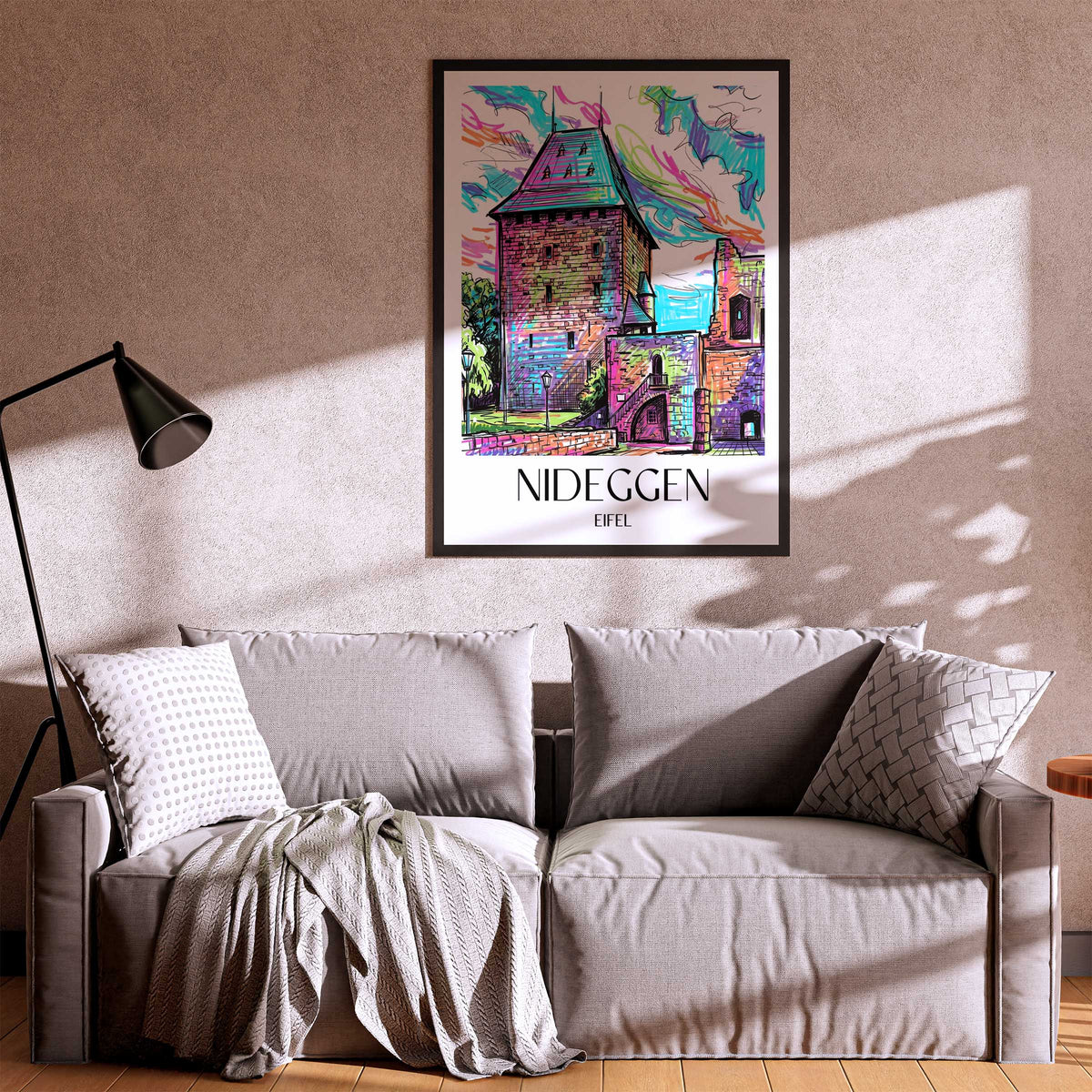 nideggen-eifel-deutschland-poster-graffiti
