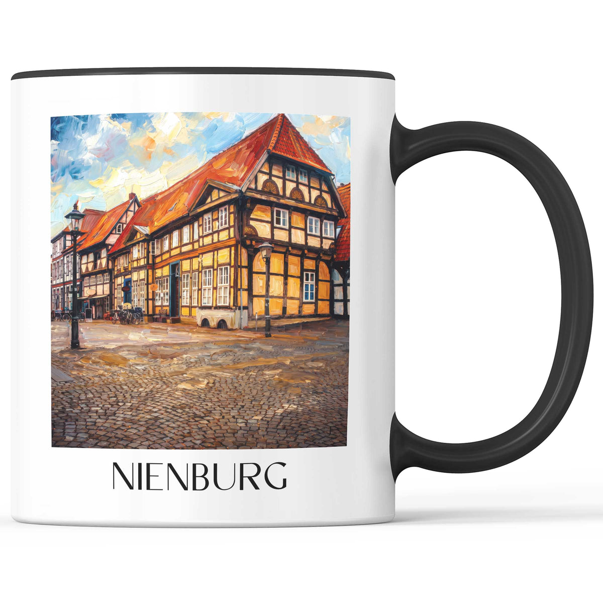 nienburg-weser-deutschland-kaffeebecher-oil-painting-oelgemaelde