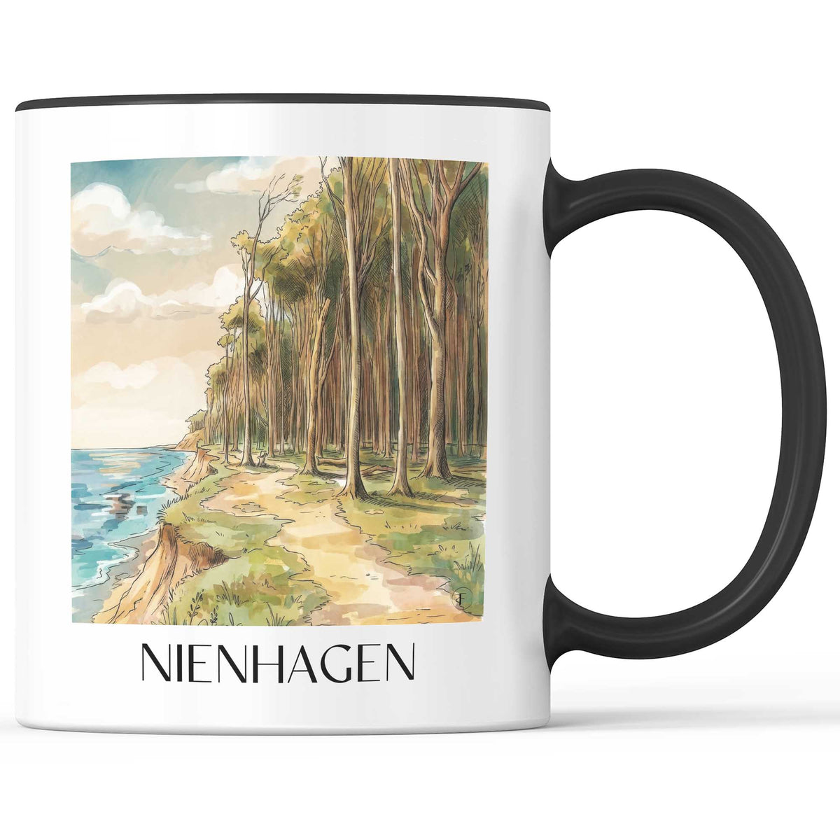 nienhagen-mecklenburg-vorpommern-deutschland-kaffeebecher-aquarell