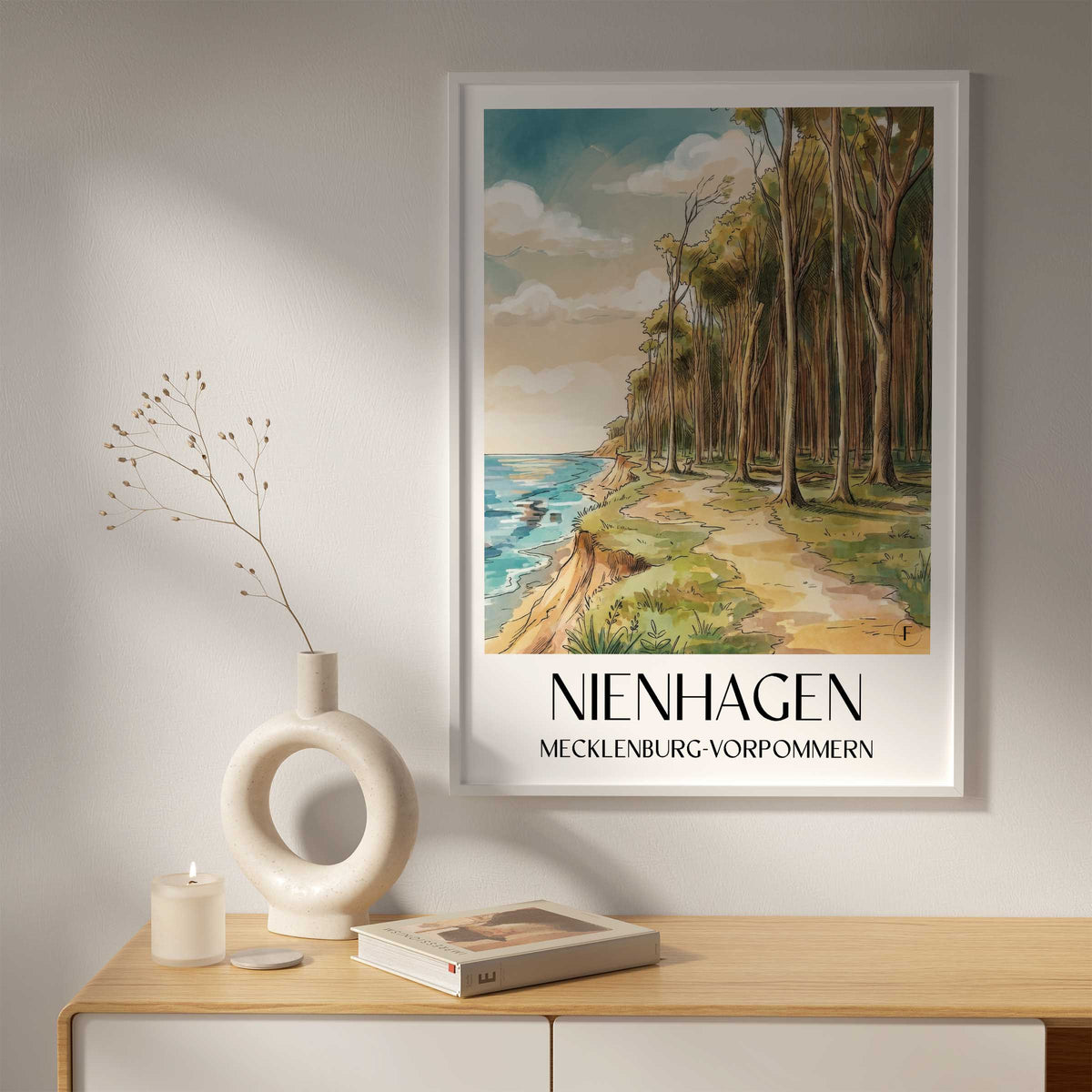 nienhagen-mecklenburg-vorpommern-deutschland-poster-aquarell