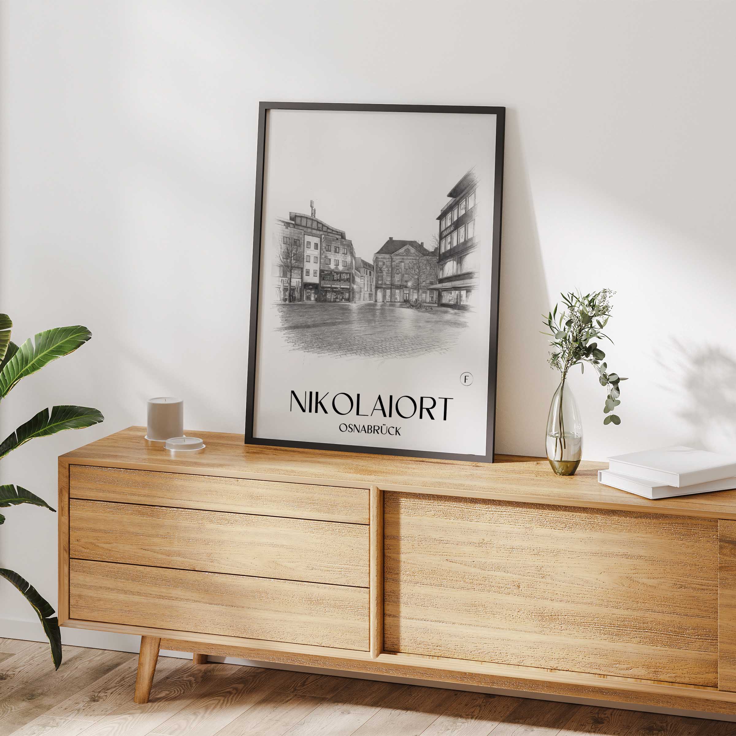 nikolaiort-osnabrück-deutschland-poster-bleistift-zeichnung-drawing