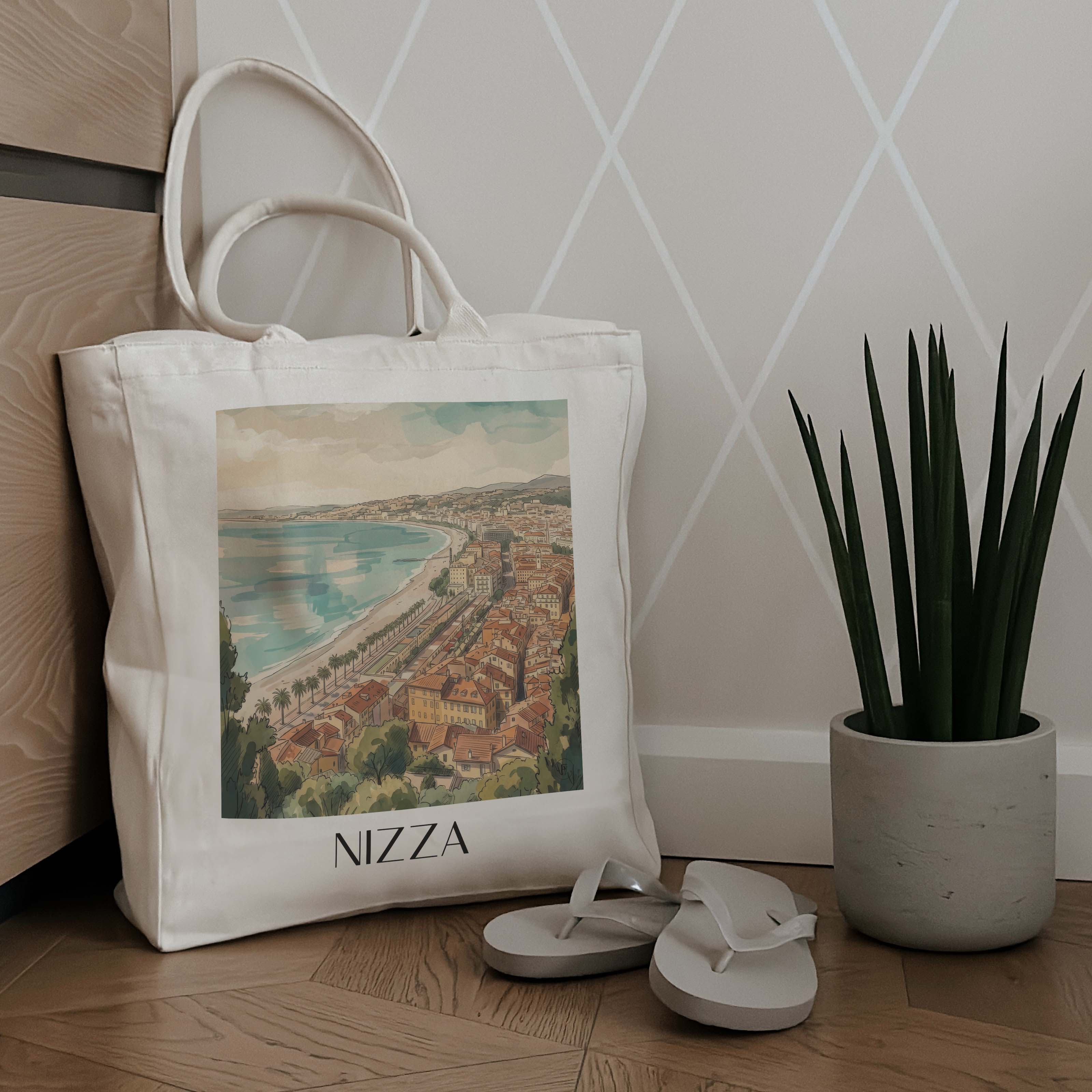 nizza-frankreich-einkaufstasche-aquarell