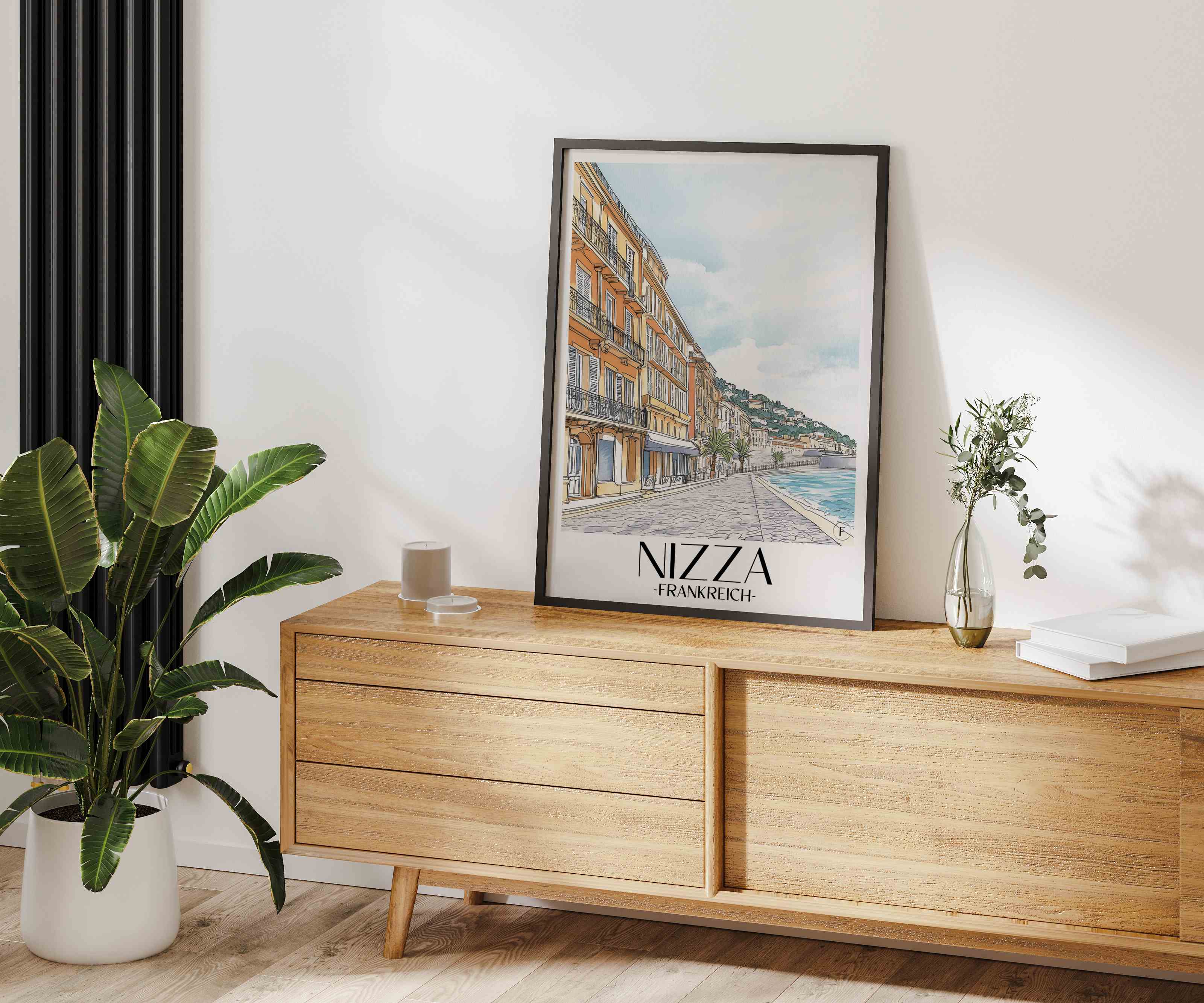 nizza-frankreich-poster-aquarell