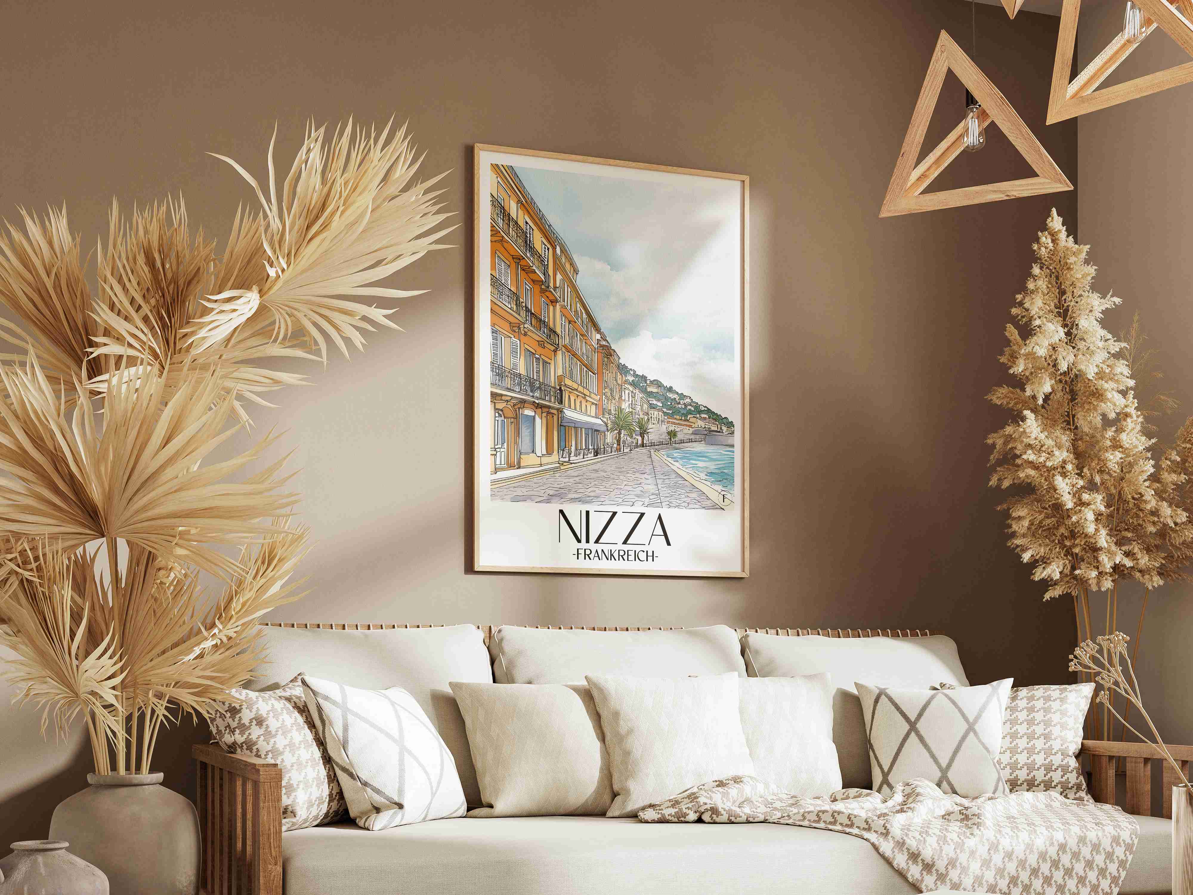 nizza-frankreich-poster-aquarell