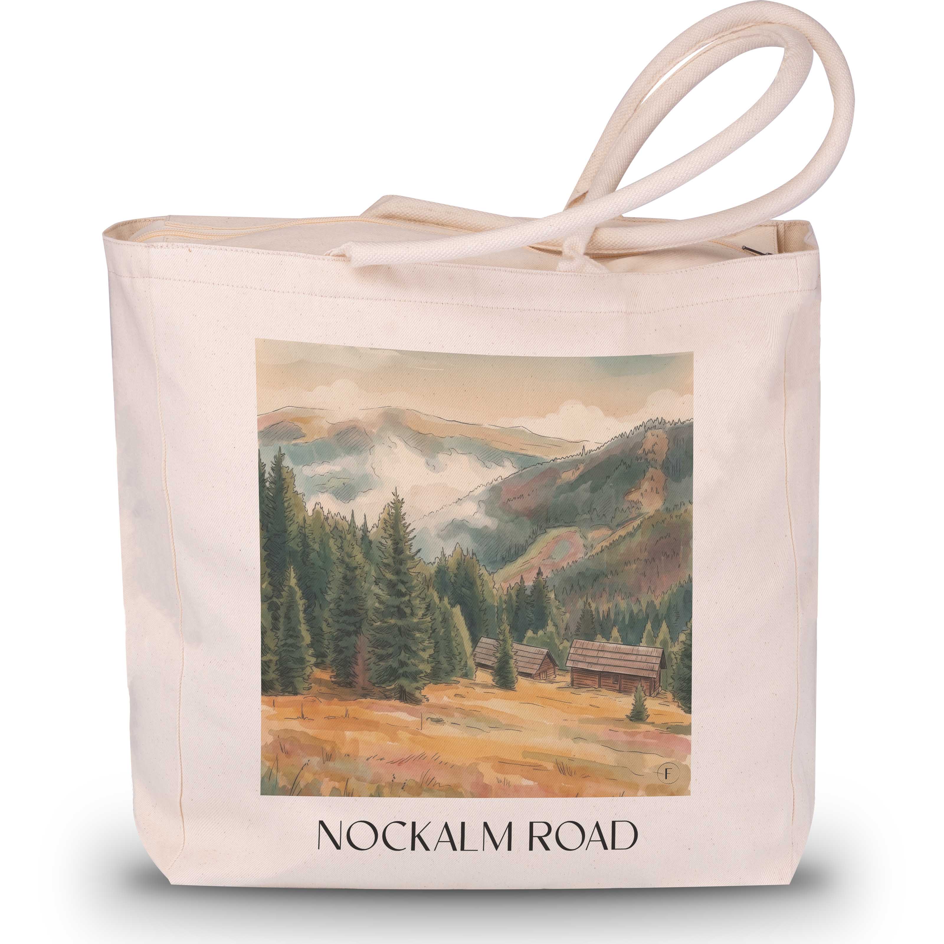 Nockalmstraße Shopping Tasche - Österreich - Österreich und Österreich Tote Bag - Einkaufstasche im Aquarell Stil - favplace