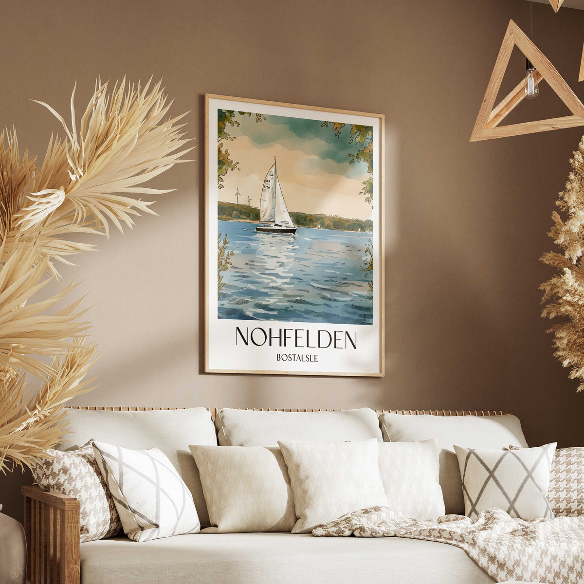 nohfelden-bostalsee-deutschland-poster-aquarell