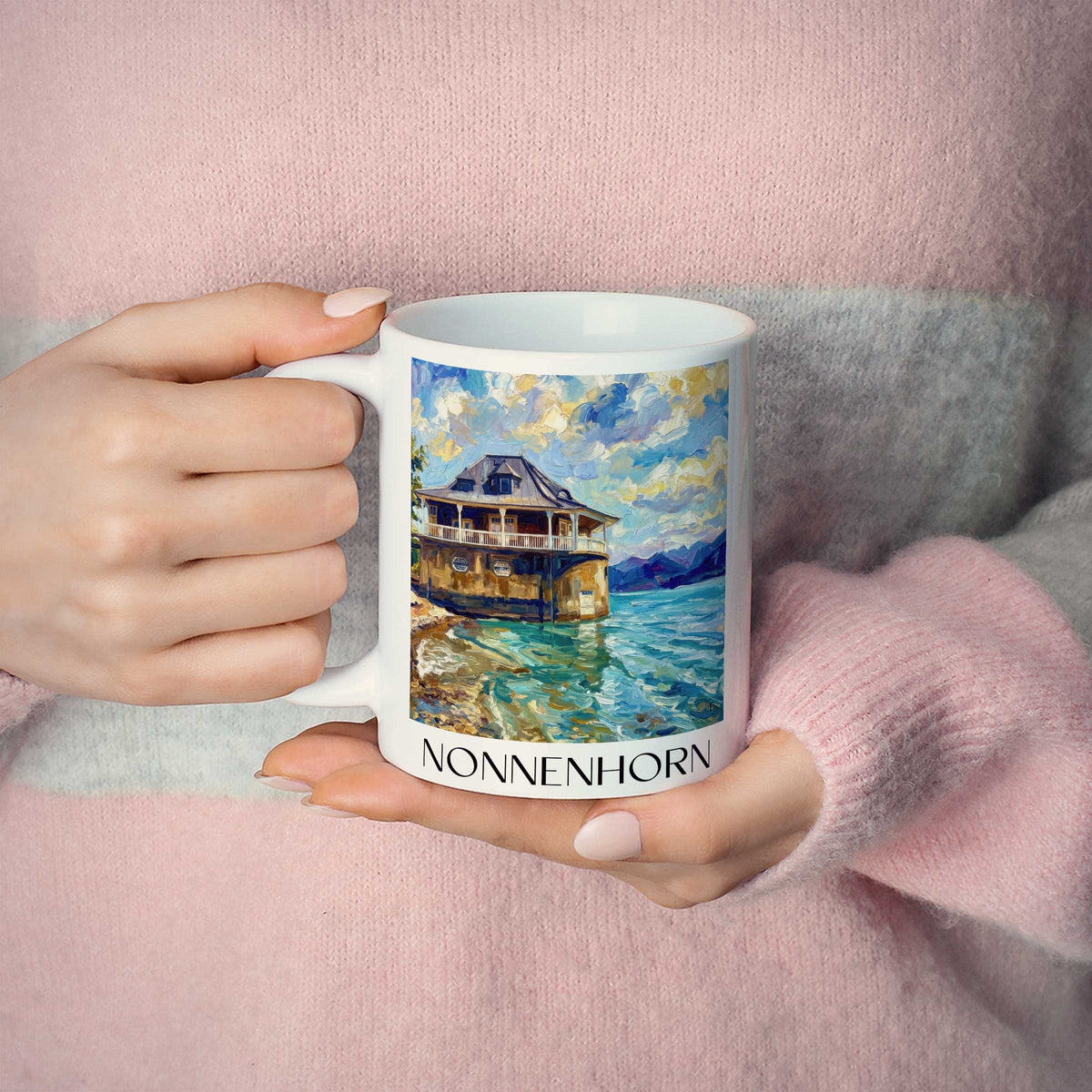 nonnenhorn-bodensee-deutschland-kaffeebecher-oil-painting-oelgemaelde
