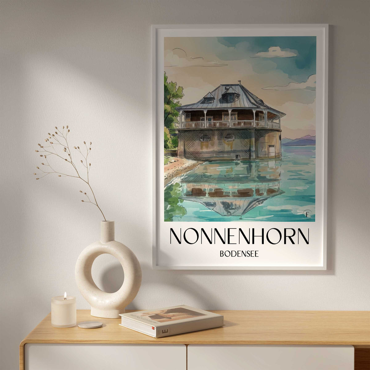 nonnenhorn-bodensee-deutschland-poster-aquarell
