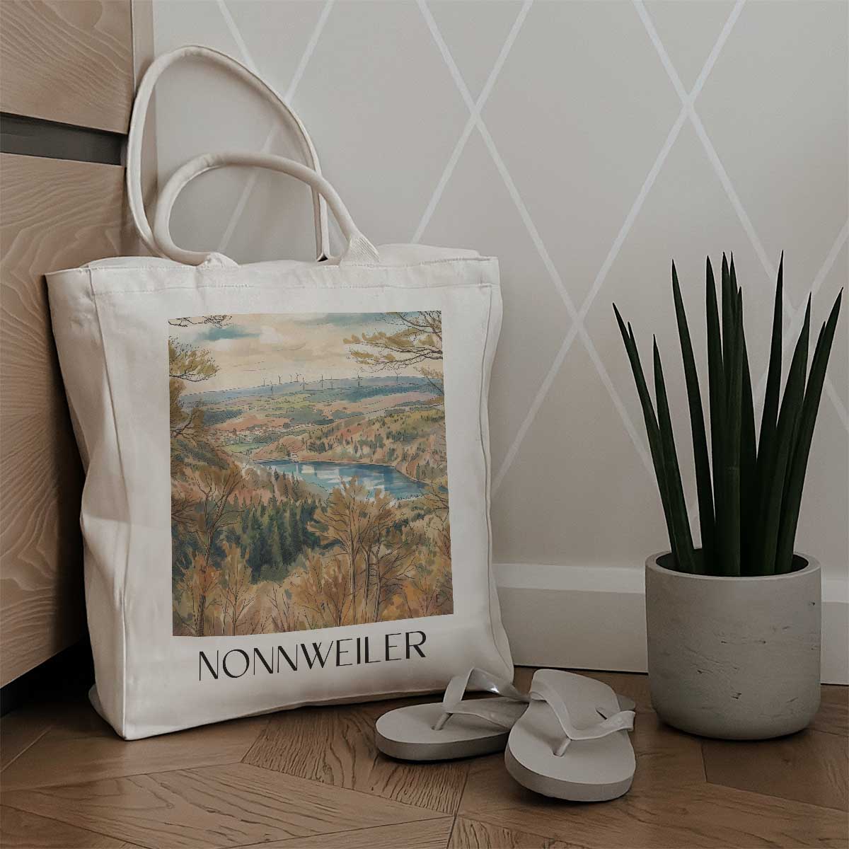nonnweiler-hochwald-deutschland-einkaufstasche-aquarell
