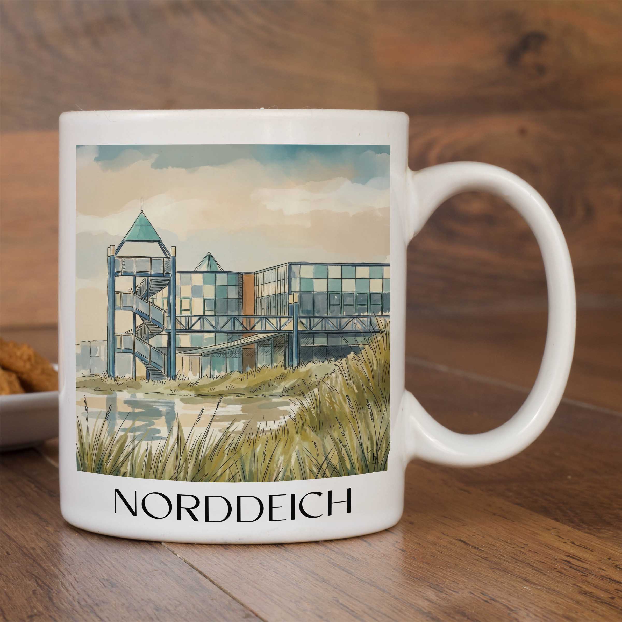 norddeich-ostfriesland-deutschland-kaffeebecher-aquarell