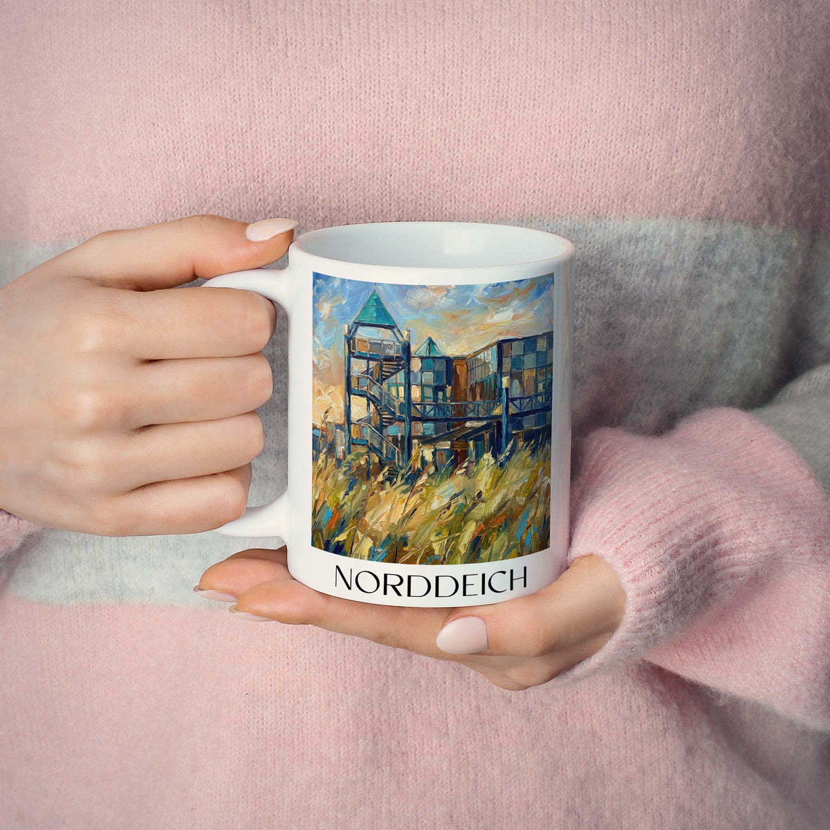 norddeich-ostfriesland-deutschland-kaffeebecher-oil-painting-oelgemaelde