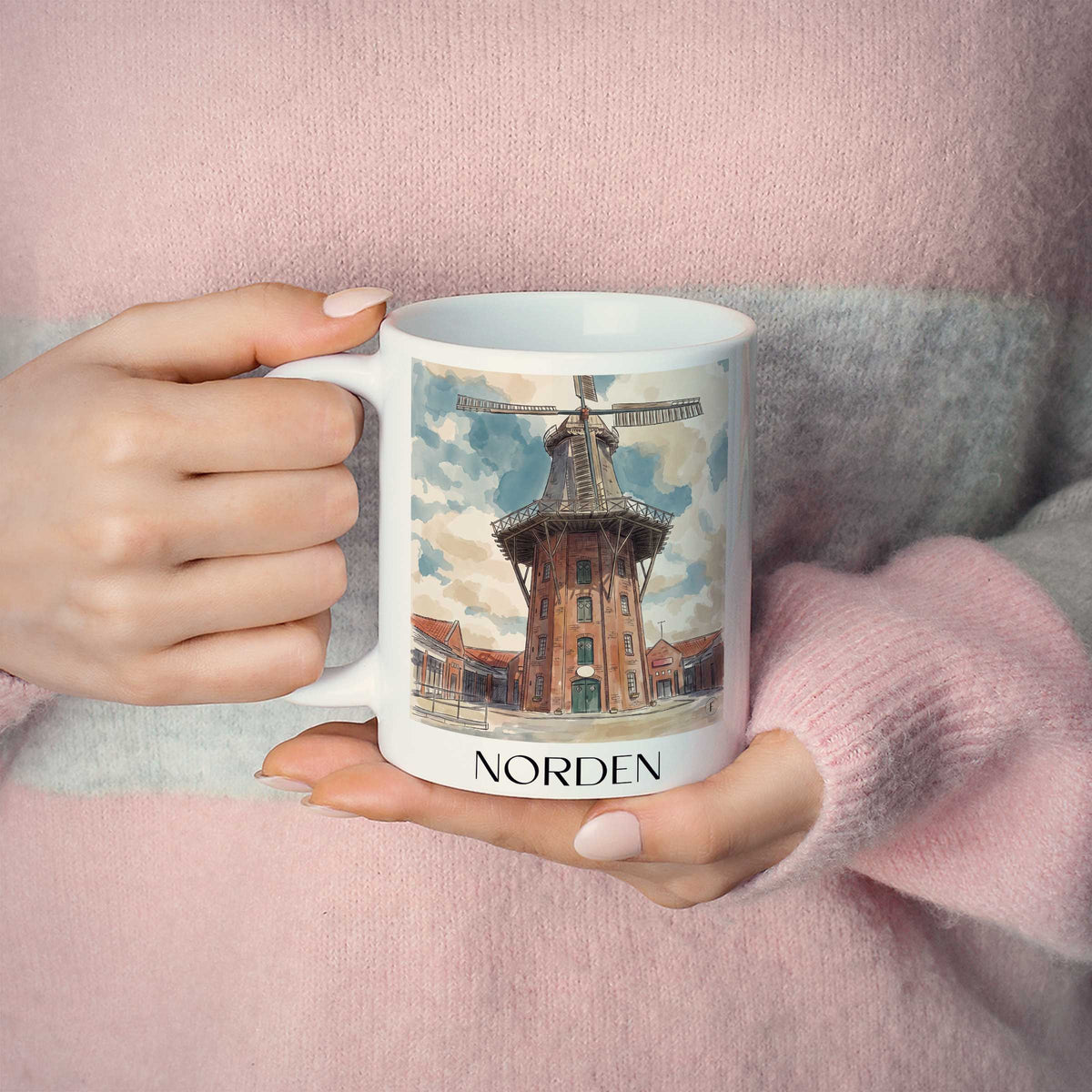 norden-ostfriesland-deutschland-kaffeebecher-aquarell