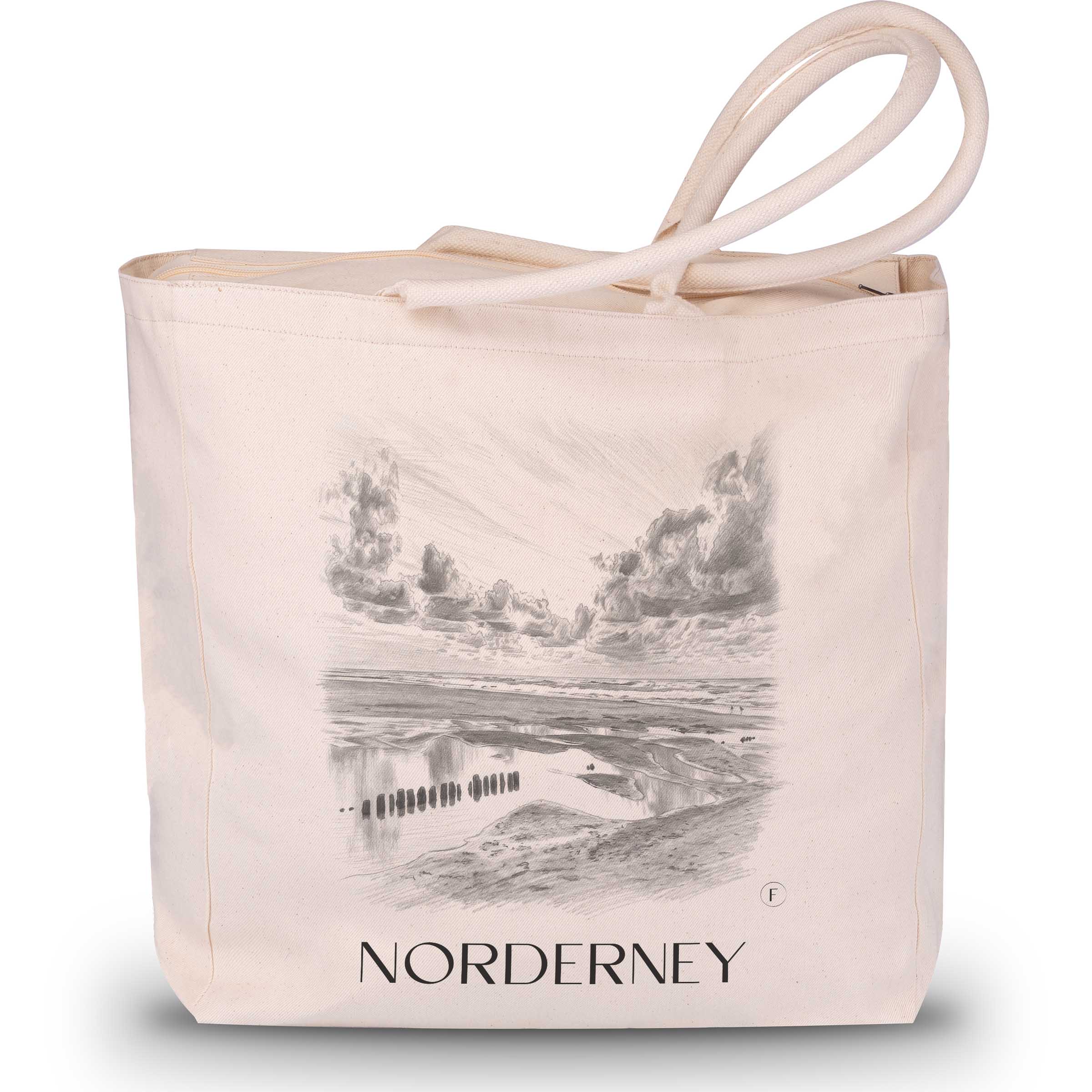 norderney-deutschland-einkaufstasche-bleistift-zeichnung-drawing