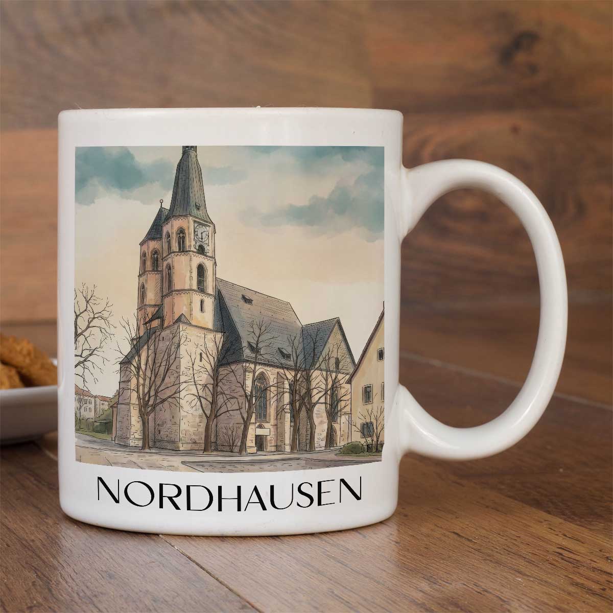 nordhausen-südharz-deutschland-kaffeebecher-aquarell