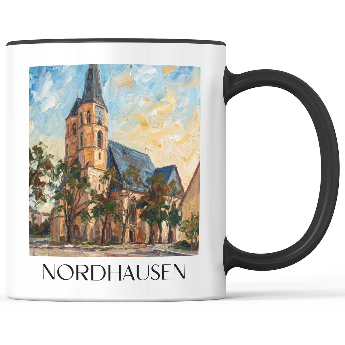 nordhausen-südharz-deutschland-kaffeebecher-oil-painting-oelgemaelde