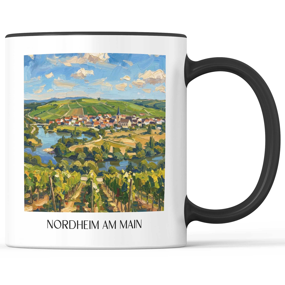 nordheim-am-main-mainschleife-deutschland-kaffeebecher-oil-painting-oelgemaelde
