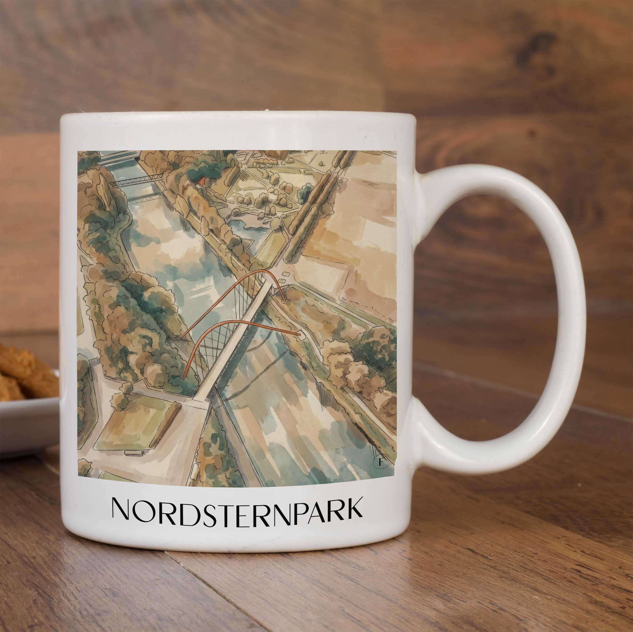 nordsternpark-gelsenkirchen-deutschland-kaffeebecher-aquarell