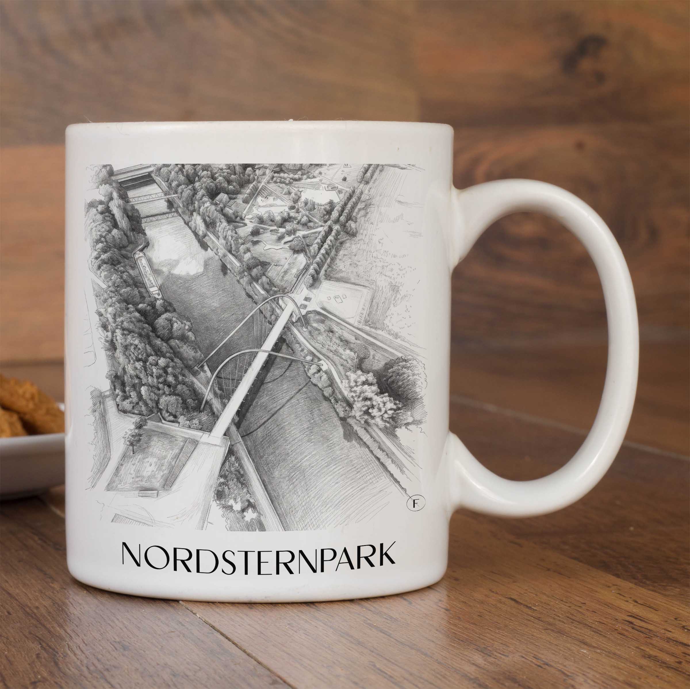 nordsternpark-gelsenkirchen-deutschland-kaffeebecher-bleistift-zeichnung-drawing
