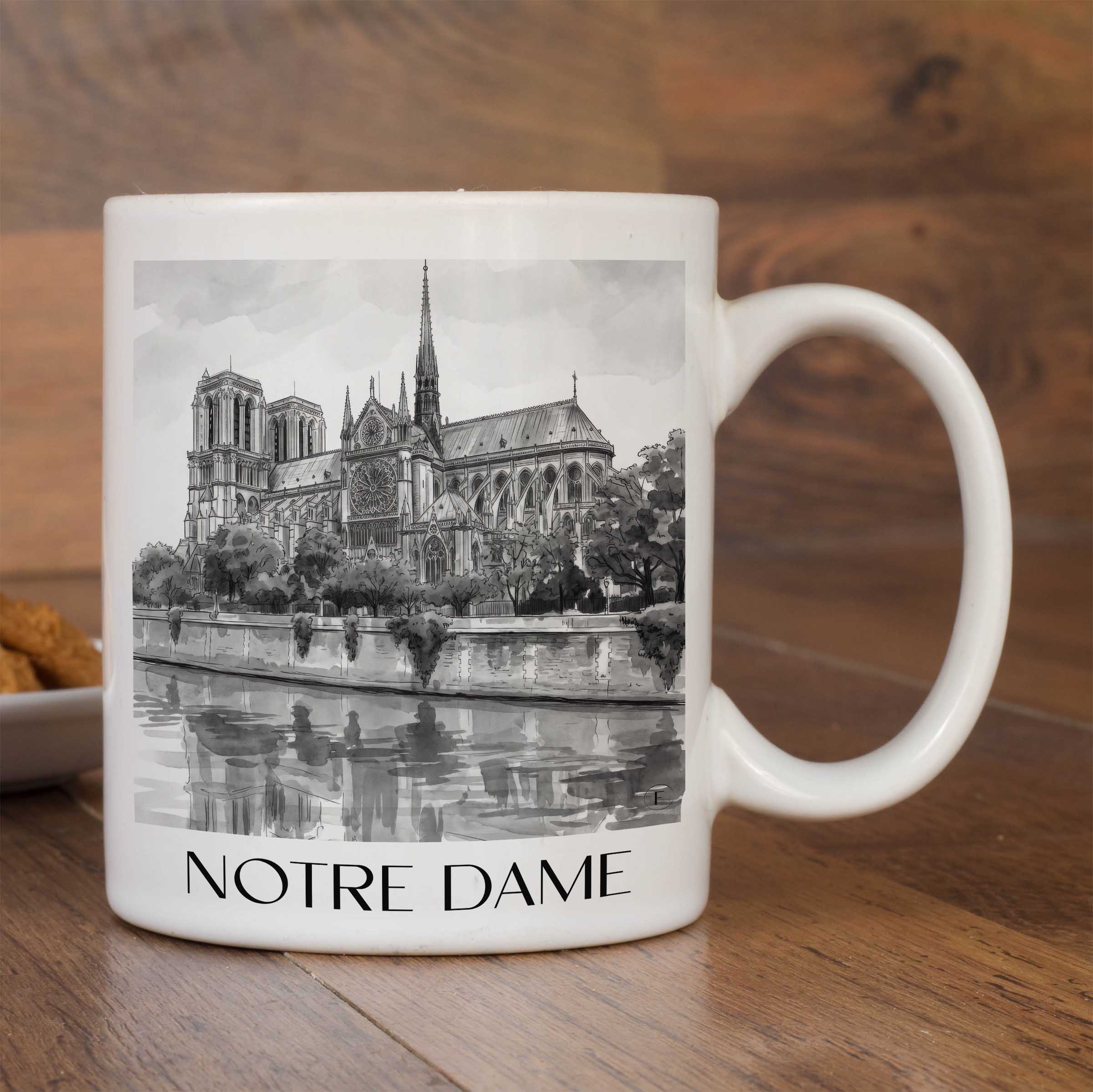 notre-dame-frankreich-kaffeebecher-aquarell-schwarz-weiss