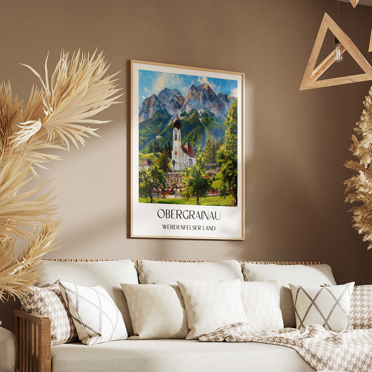 obergrainau-werdenfelser-land-deutschland-poster-oil-painting-oelgemaelde