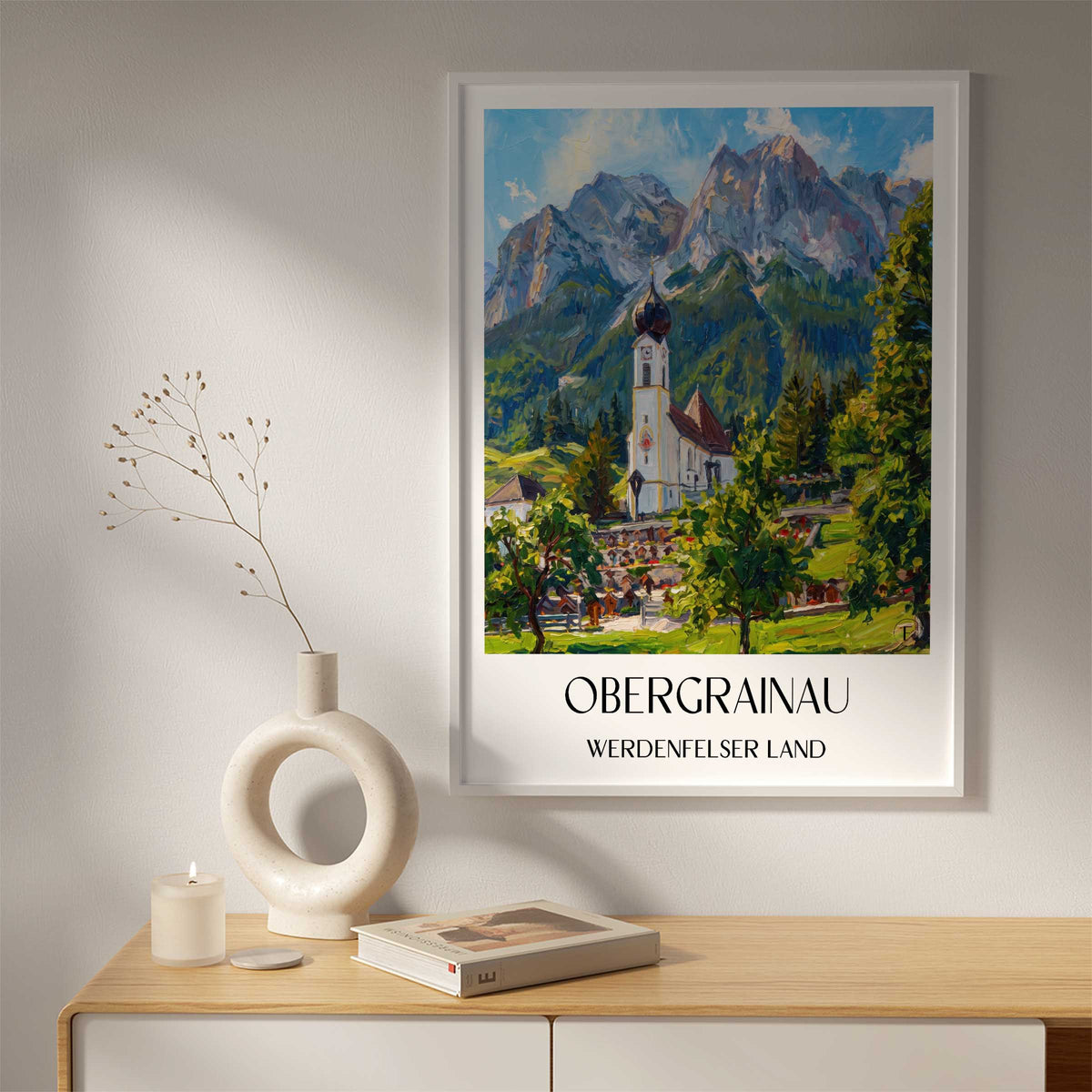 obergrainau-werdenfelser-land-deutschland-poster-oil-painting-oelgemaelde