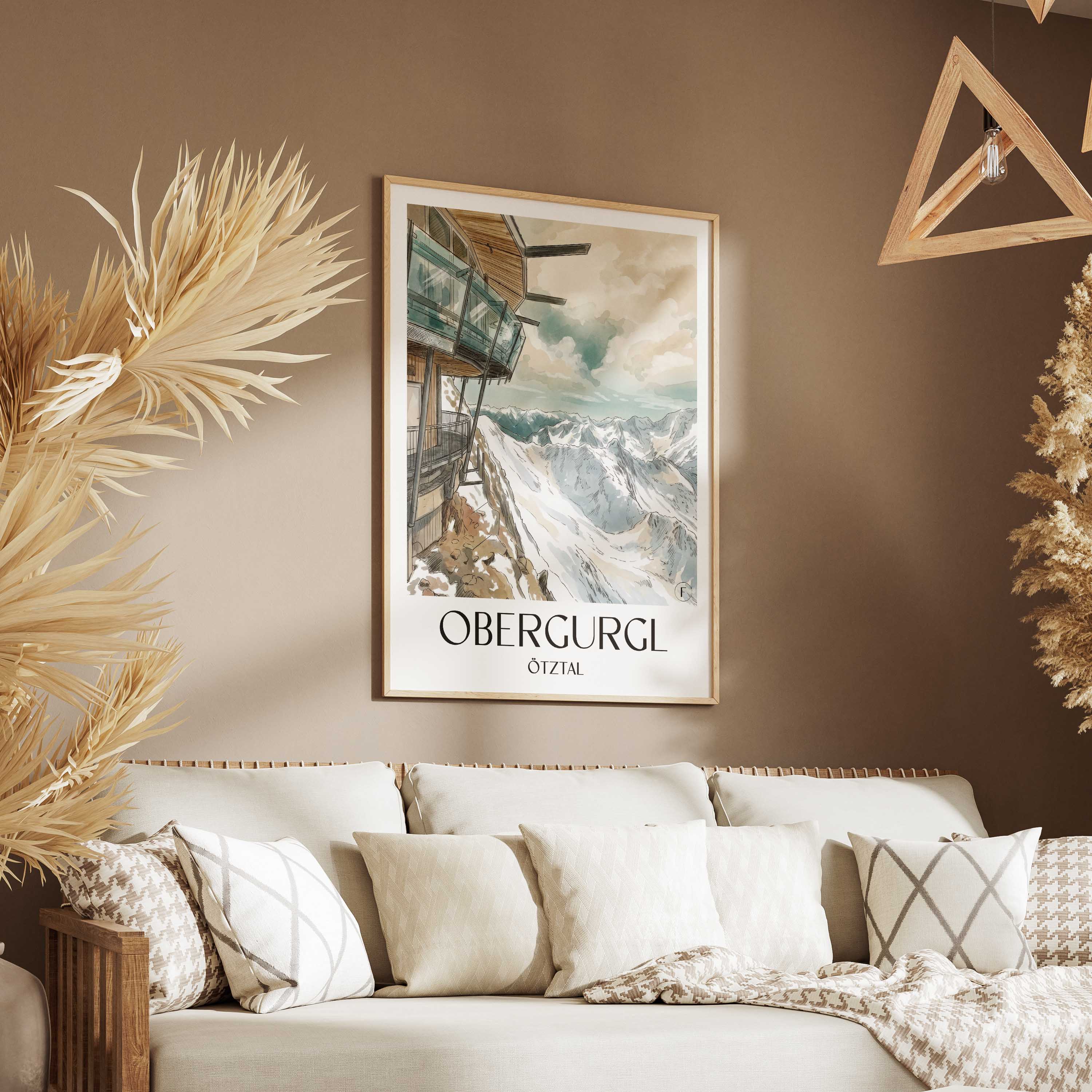 obergurgl-ötztal-österreich-poster-aquarell