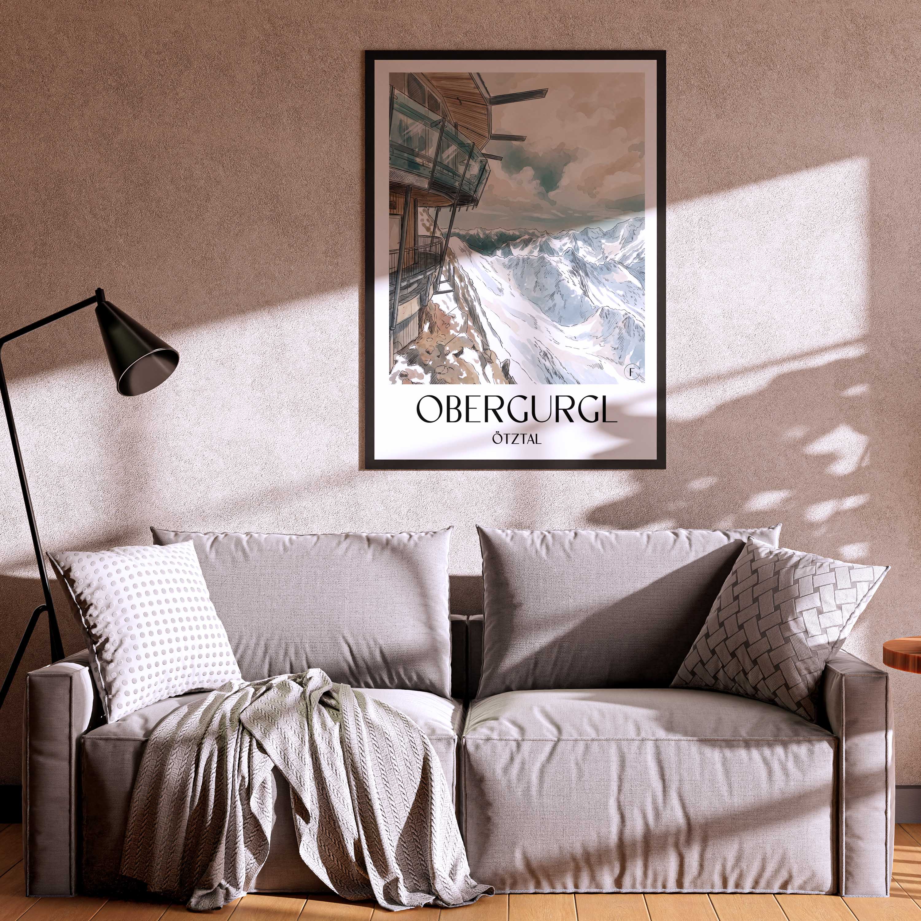 obergurgl-ötztal-österreich-poster-aquarell