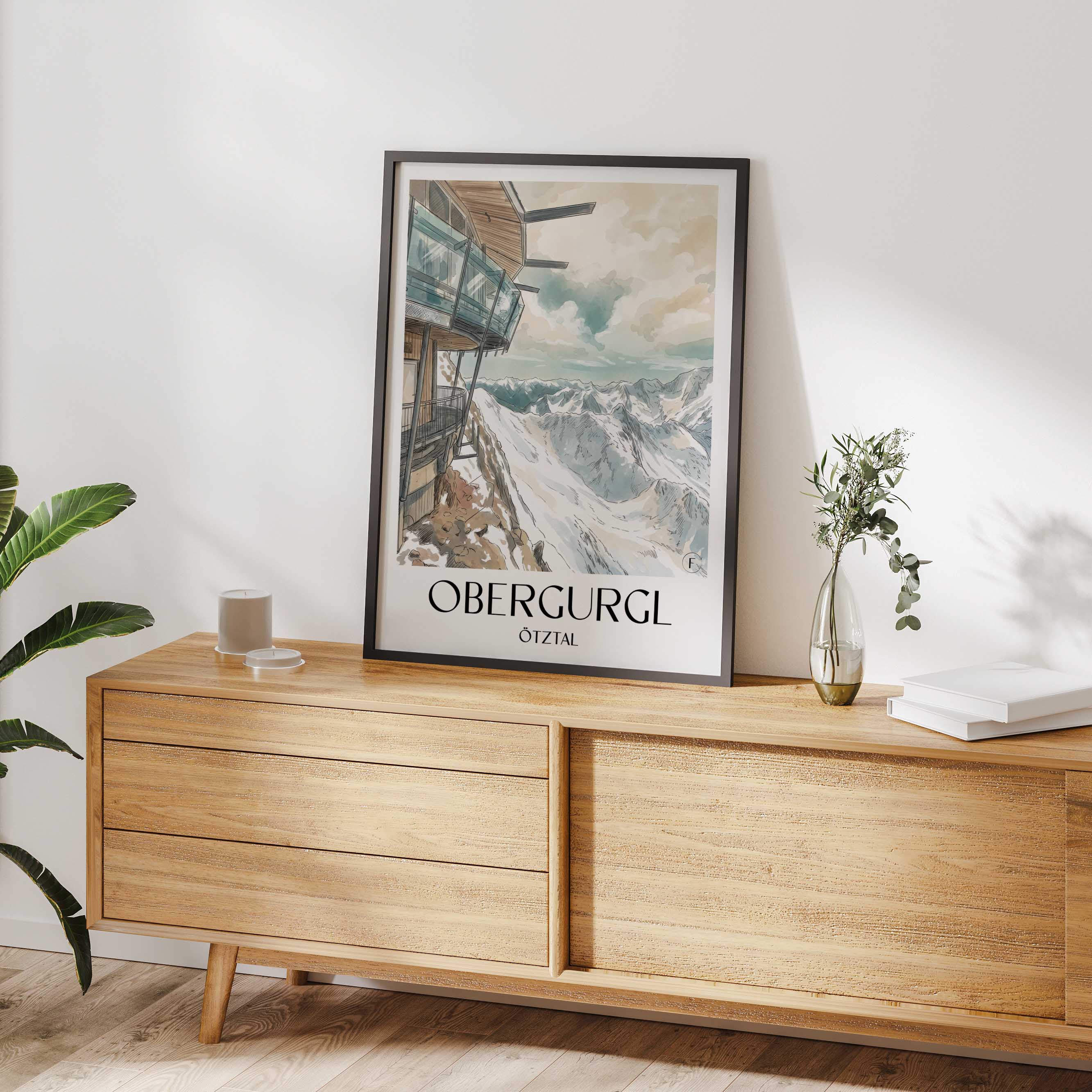 obergurgl-ötztal-österreich-poster-aquarell