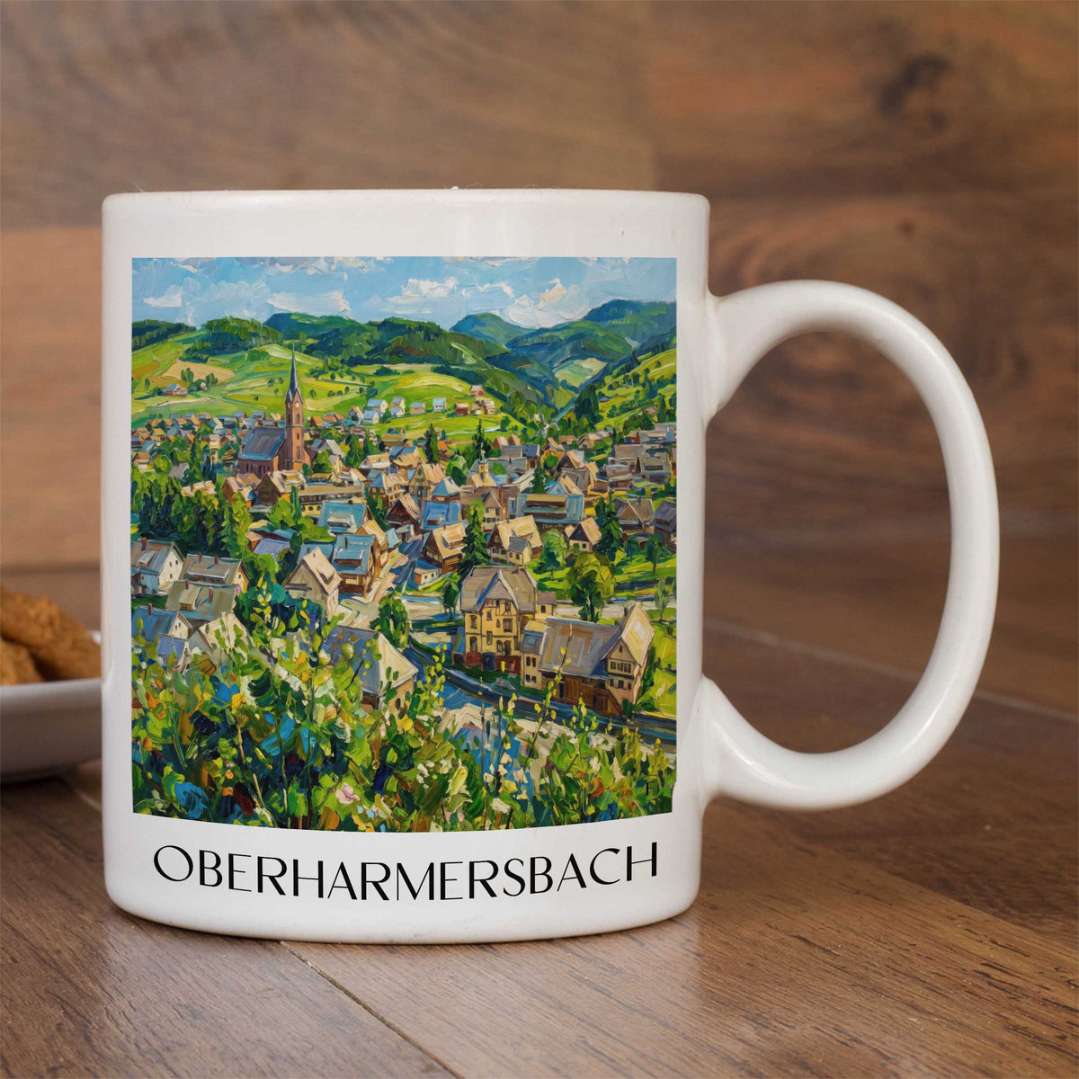 oberharmersbach-schwarzwald-deutschland-kaffeebecher-oil-painting-oelgemaelde