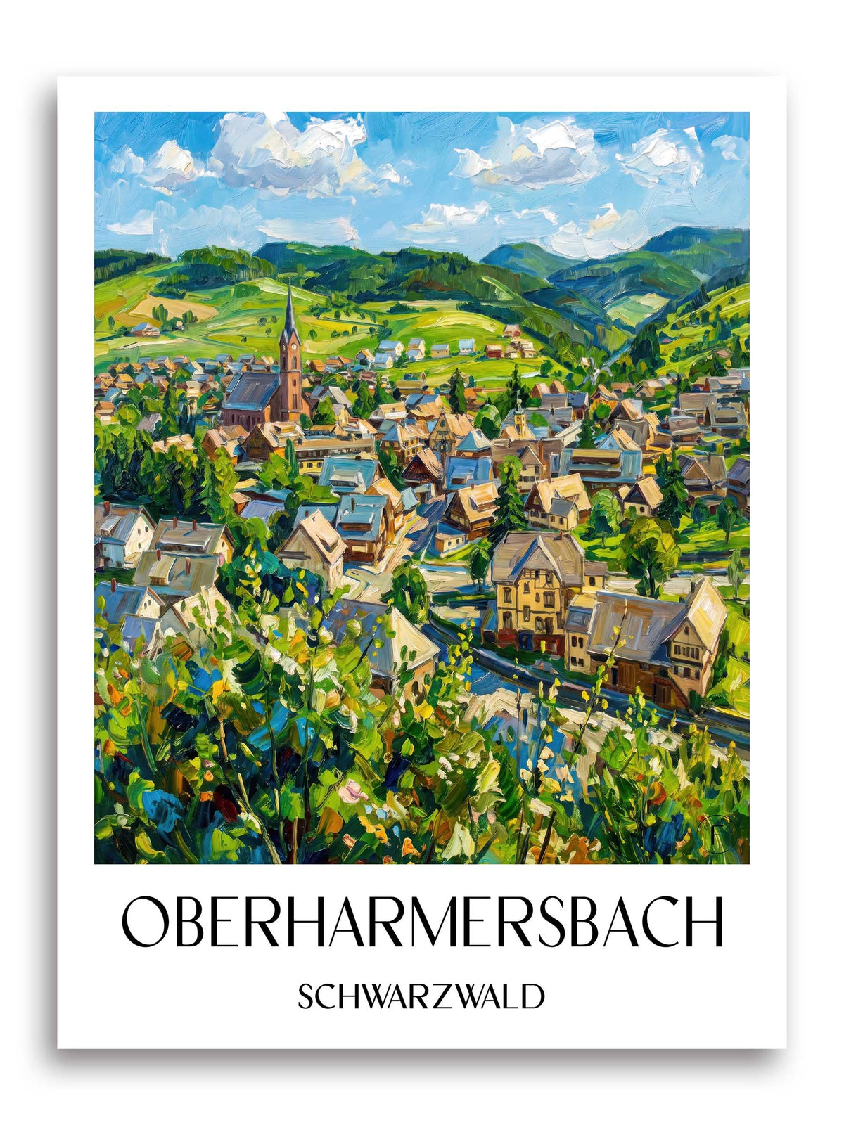 oberharmersbach-schwarzwald-deutschland-poster-oil-painting-oelgemaelde