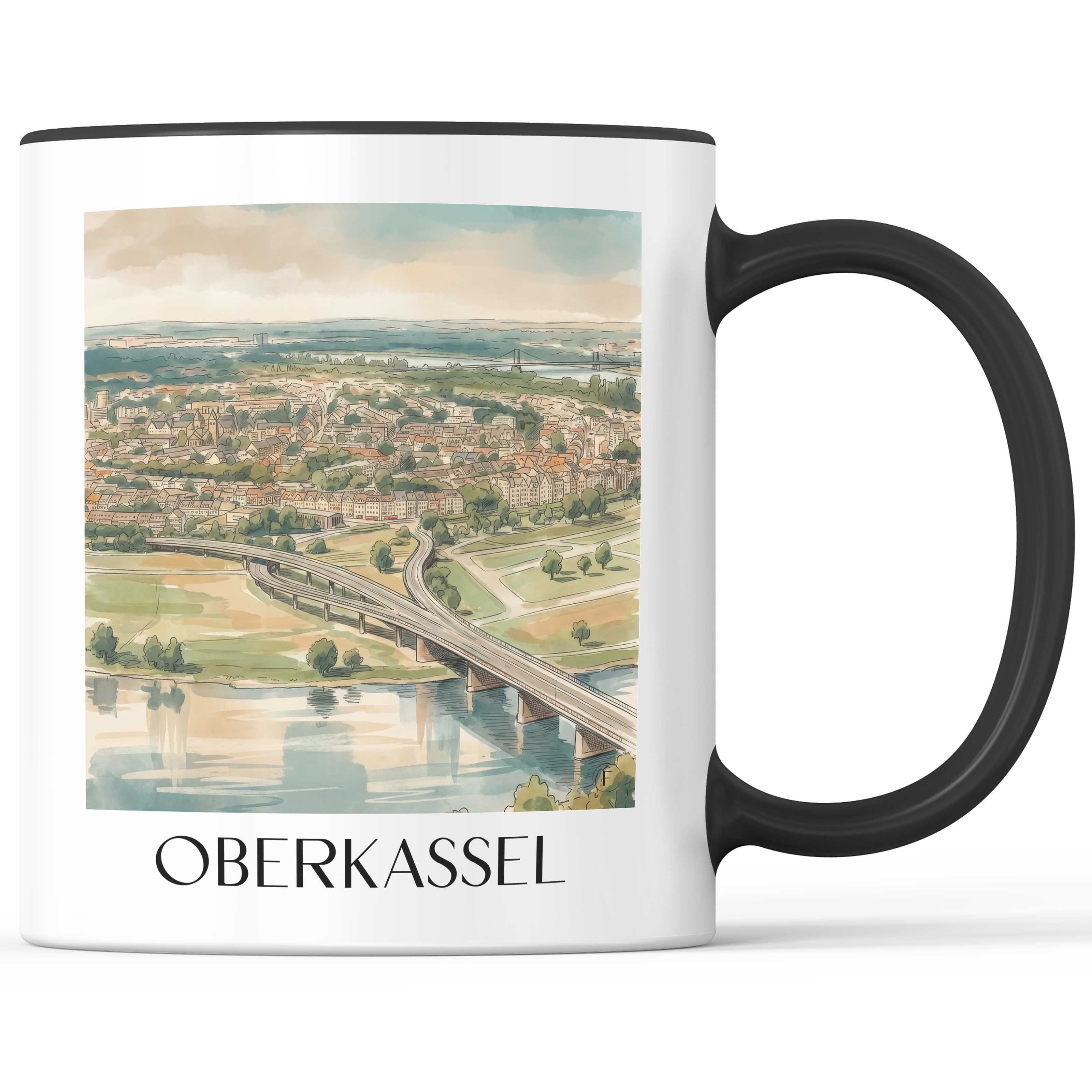 oberkassel-düsseldorf-deutschland-kaffeebecher-aquarell