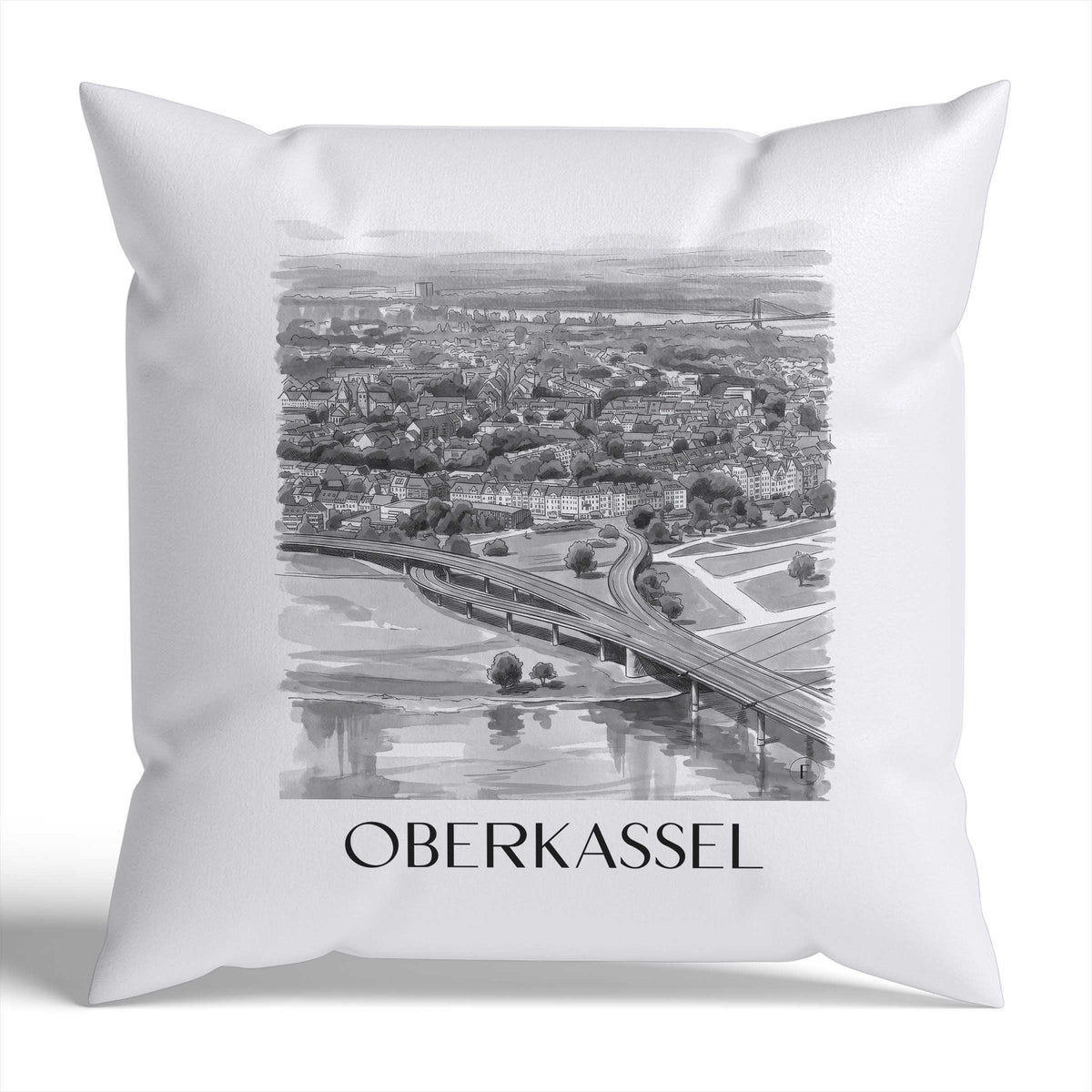 oberkassel-düsseldorf-deutschland-kissenbezug-aquarell-schwarz-weiss