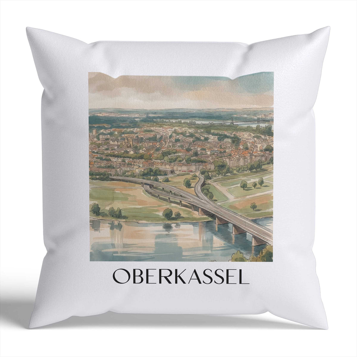 oberkassel-düsseldorf-deutschland-kissenbezug-aquarell