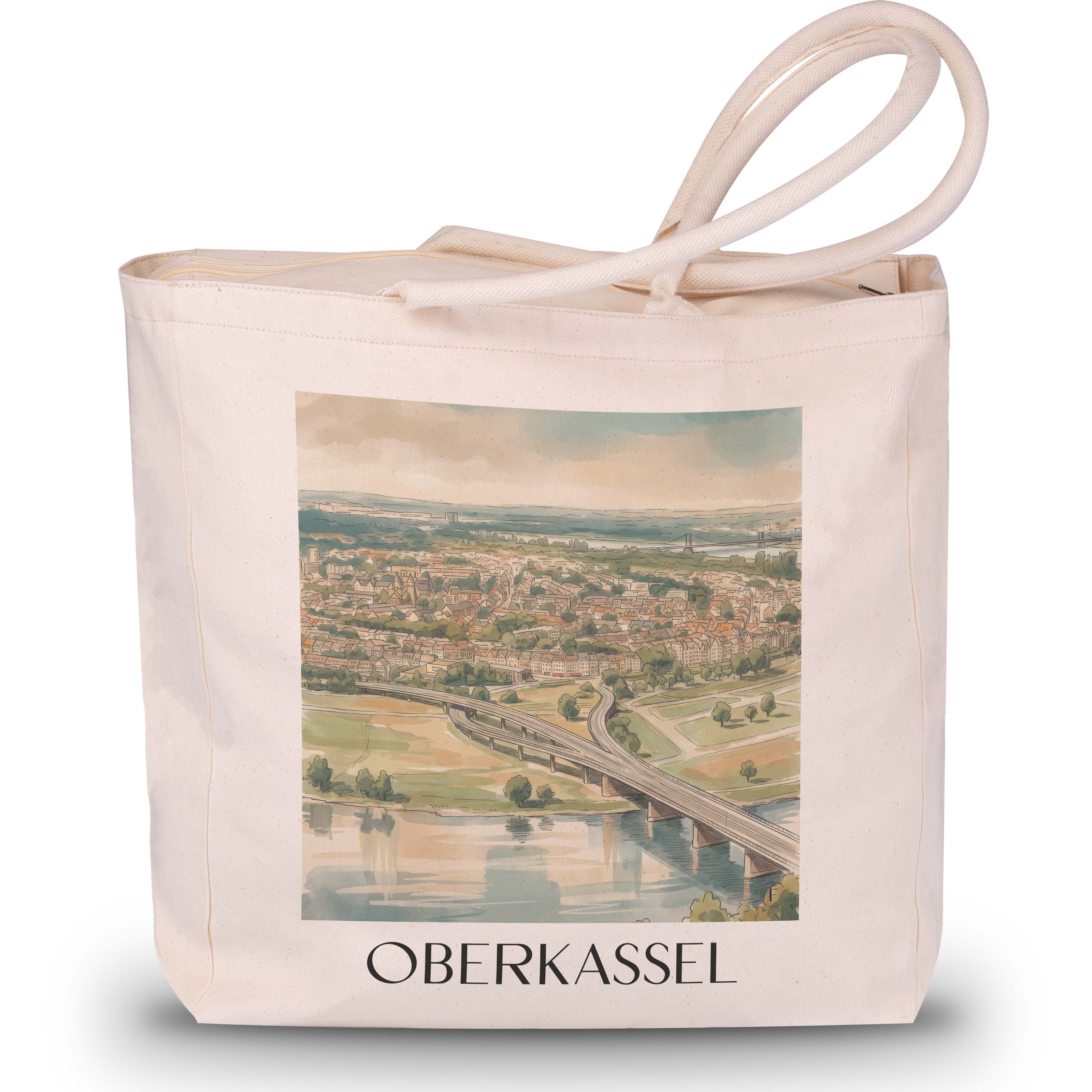 oberkassel-düsseldorf-deutschland-einkaufstasche-aquarell