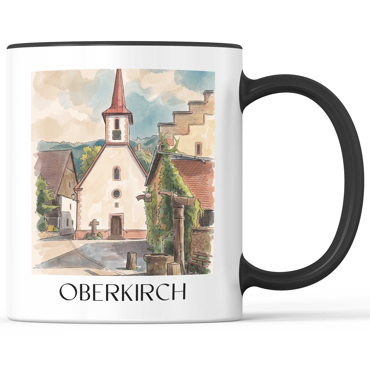 oberkirch-ortenau-deutschland-kaffeebecher-aquarell